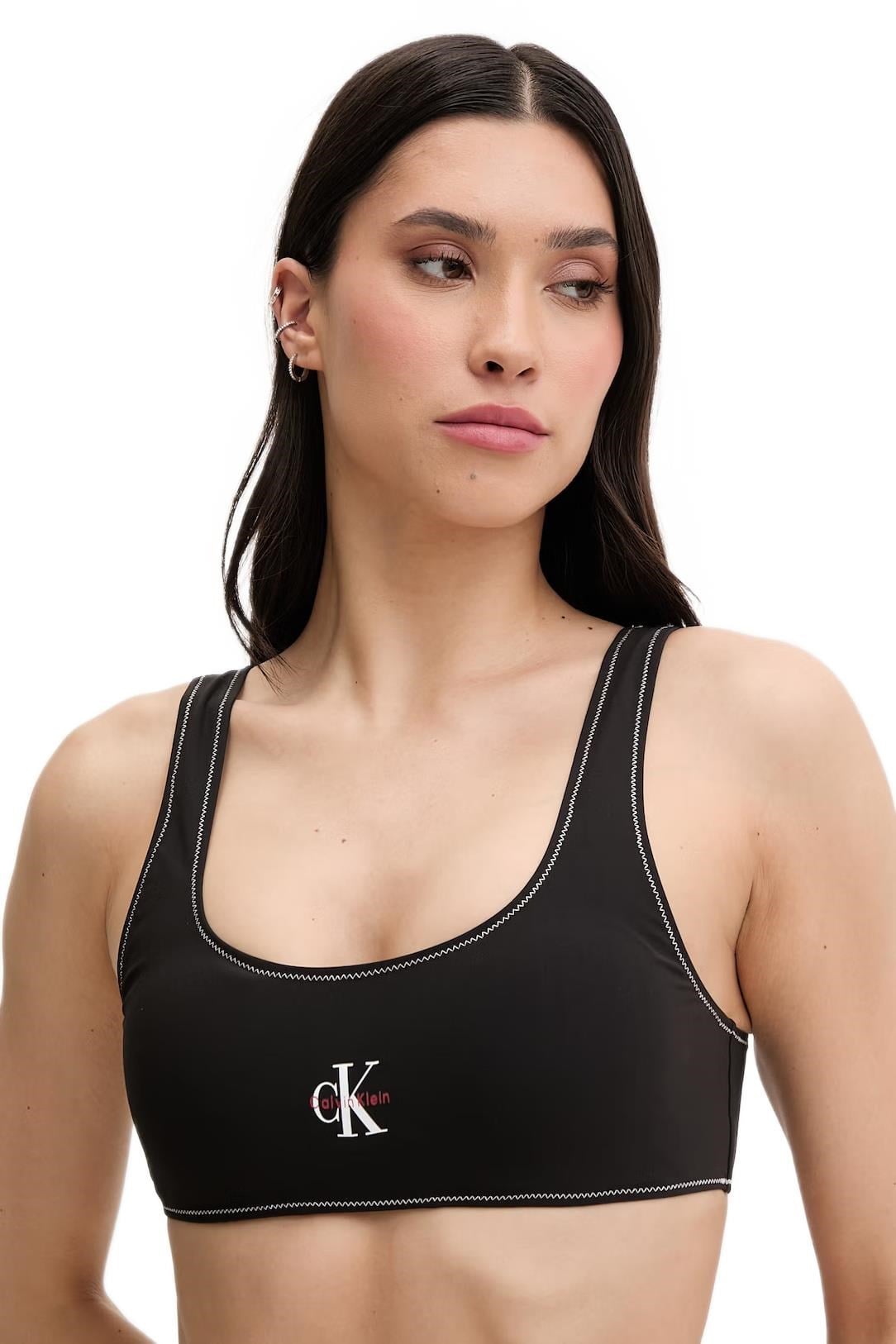 Calvin Klein Kadın Siyah Bralet Bikini Üstü LV00Q61100