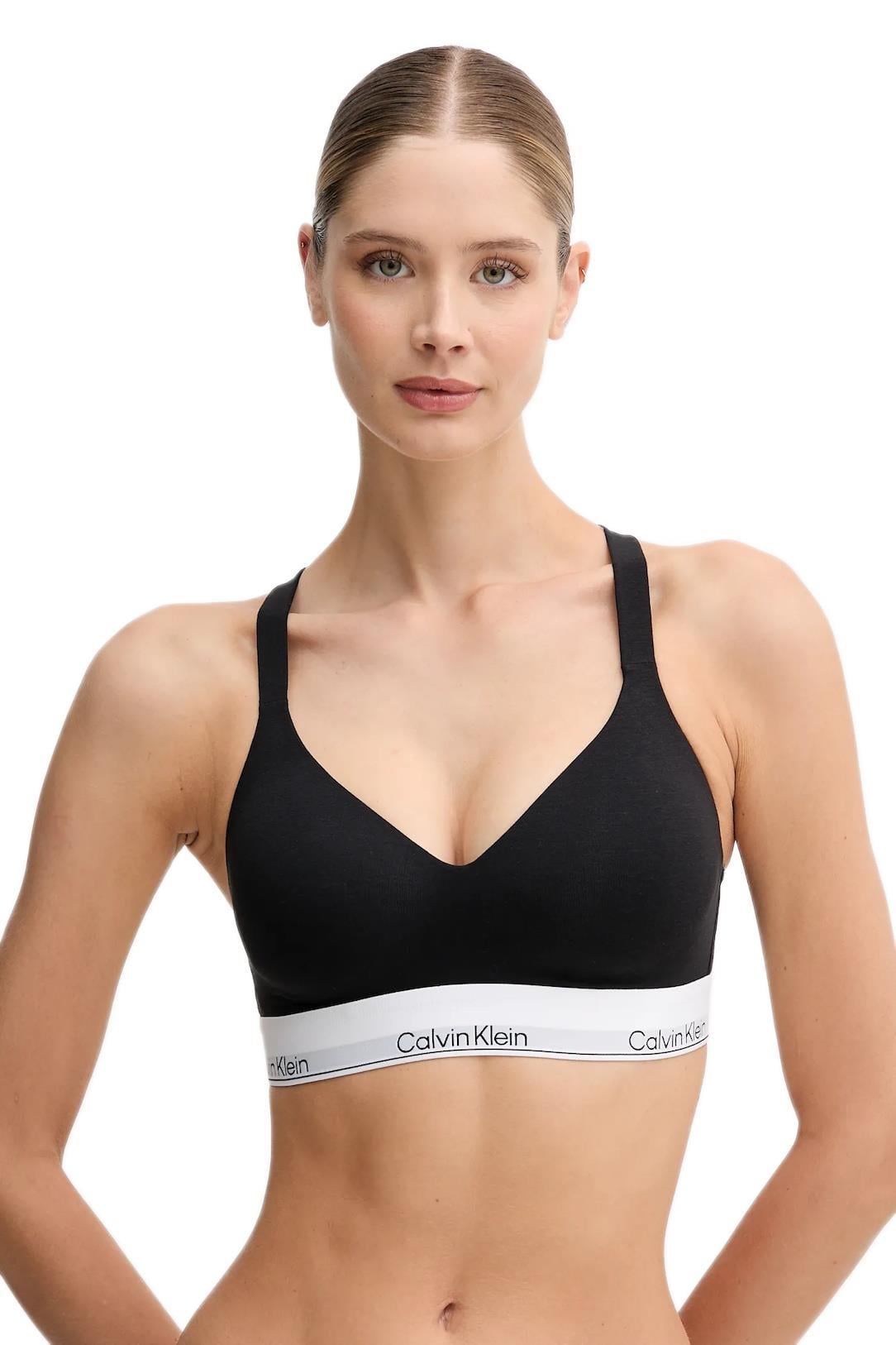 Calvin Klein Kadın Siyah Destekli Lift Bralet Sütyen LV00QF8500