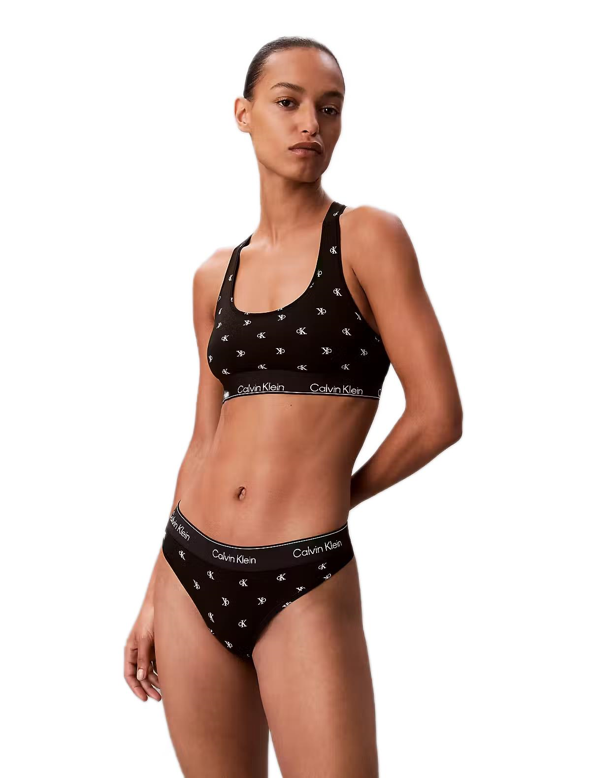 Calvin Klein Kadın Siyah Desteksiz Bralet Sütyen LV00QF8493
