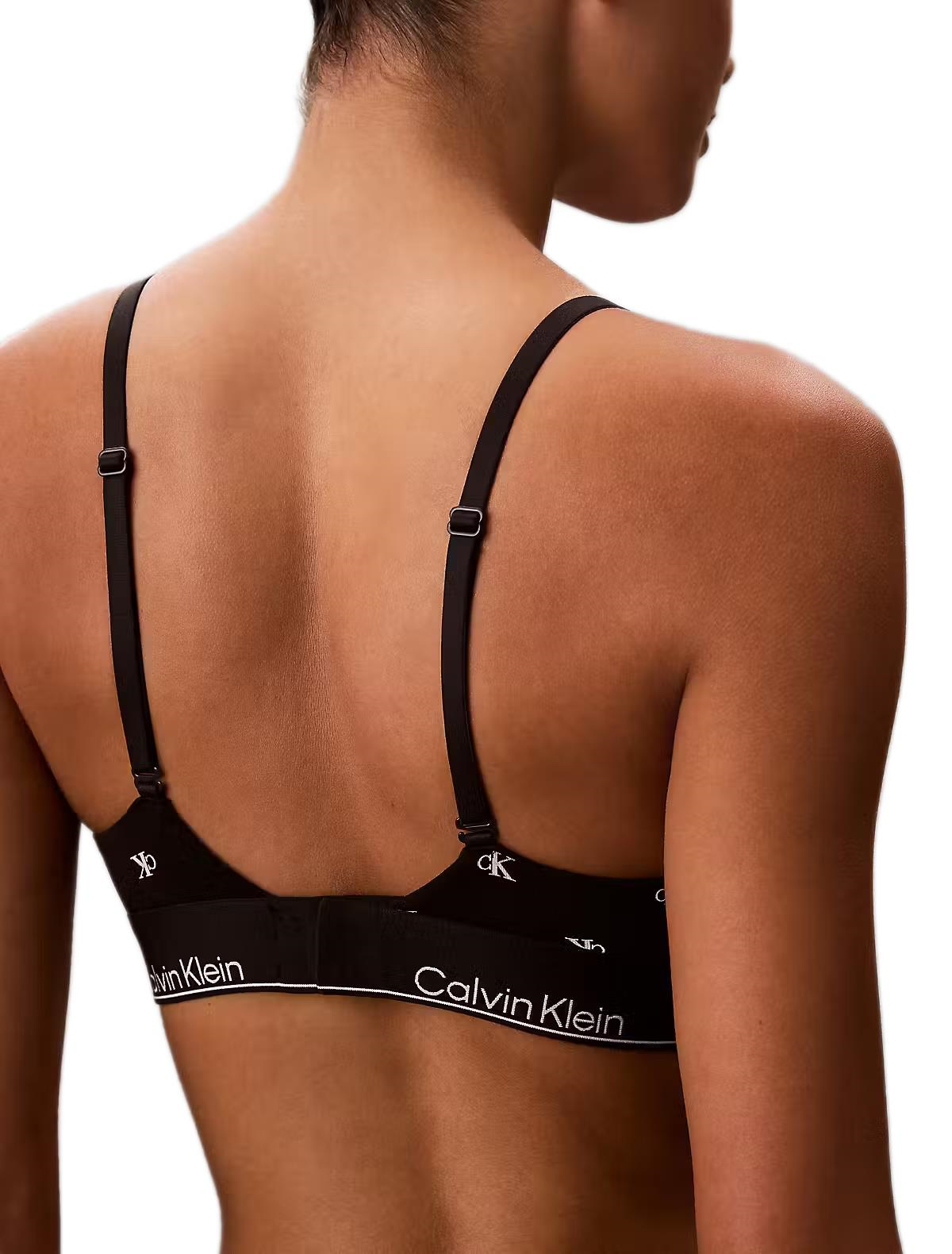 Calvin Klein Kadın Siyah Hafif Destekli Üçgen Sütyen LV00QF8498