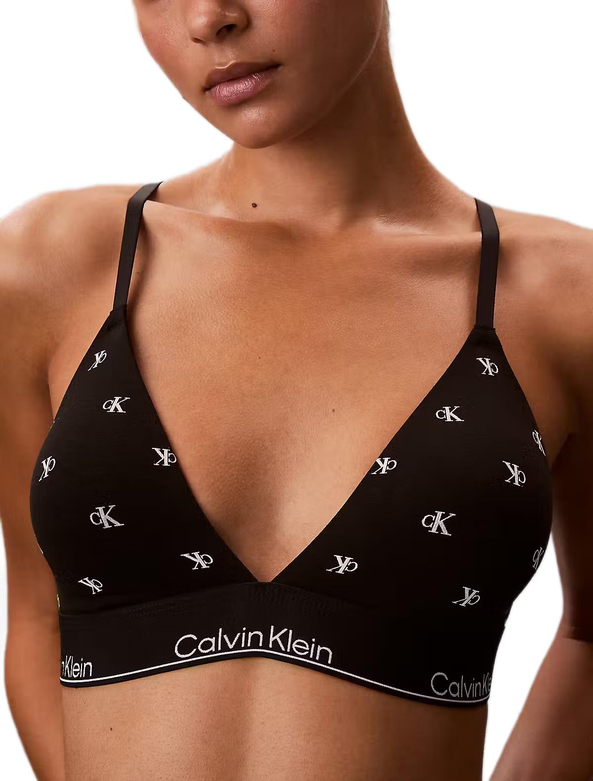 Calvin Klein Kadın Siyah Hafif Destekli Üçgen Sütyen LV00QF8498