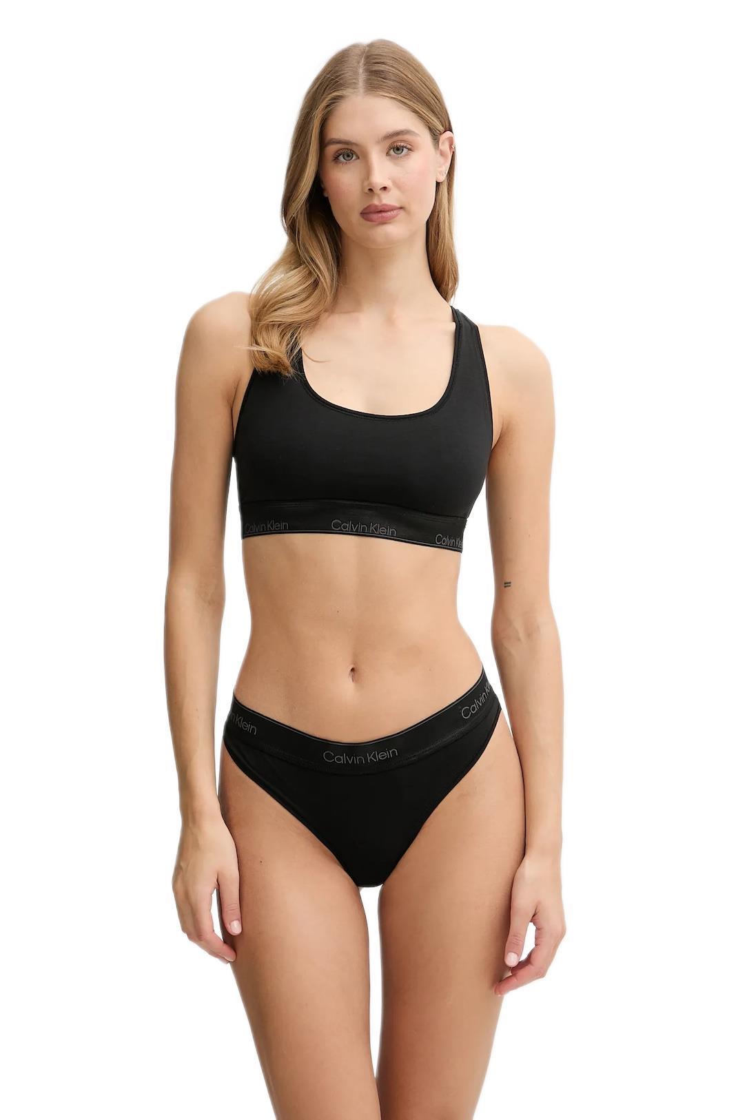 Calvin Klein Kadın Siyah Tanga LV00QF8549
