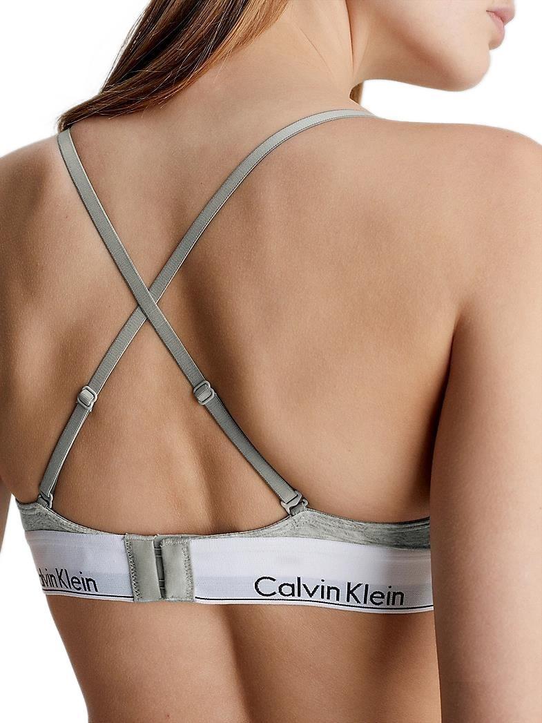 Calvin Klein Kadın Üçgen Gri Bralet  