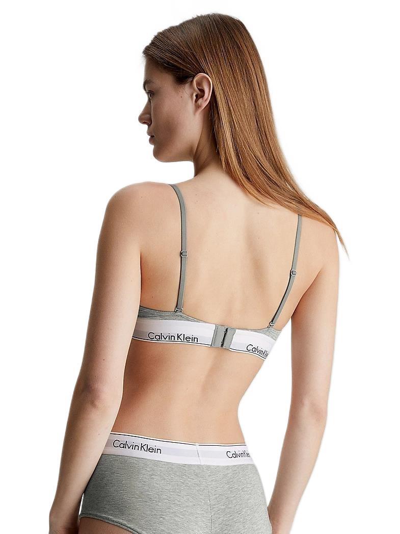 Calvin Klein Kadın Üçgen Gri Bralet  