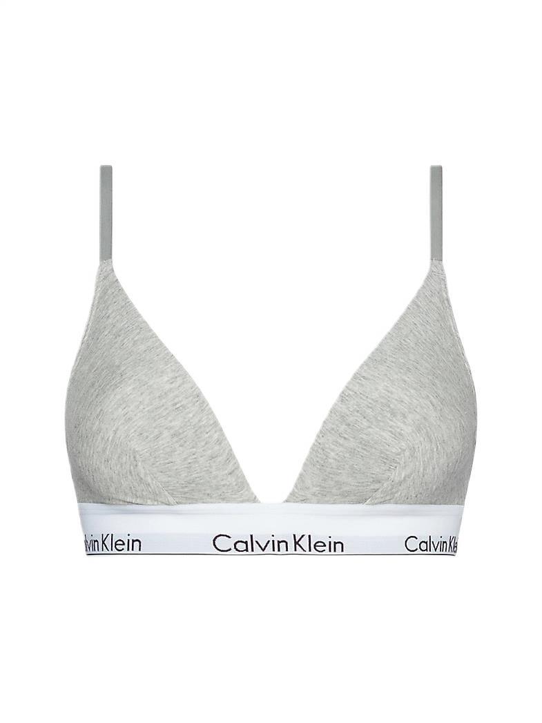 Calvin Klein Kadın Üçgen Gri Bralet  