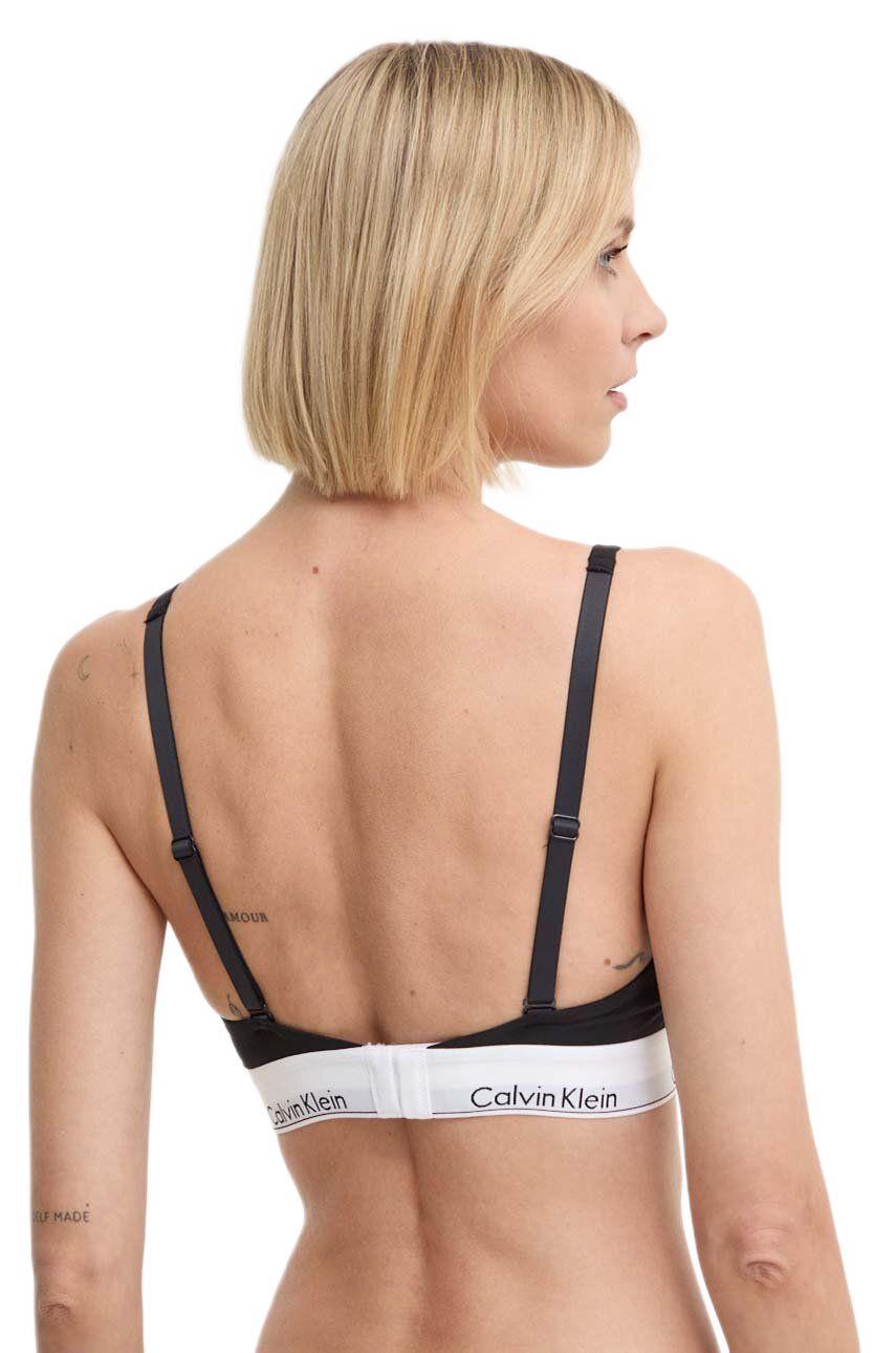 Calvin Klein Siyah Logolu Elastik Bantlı Modern Bralet 000QF7586E