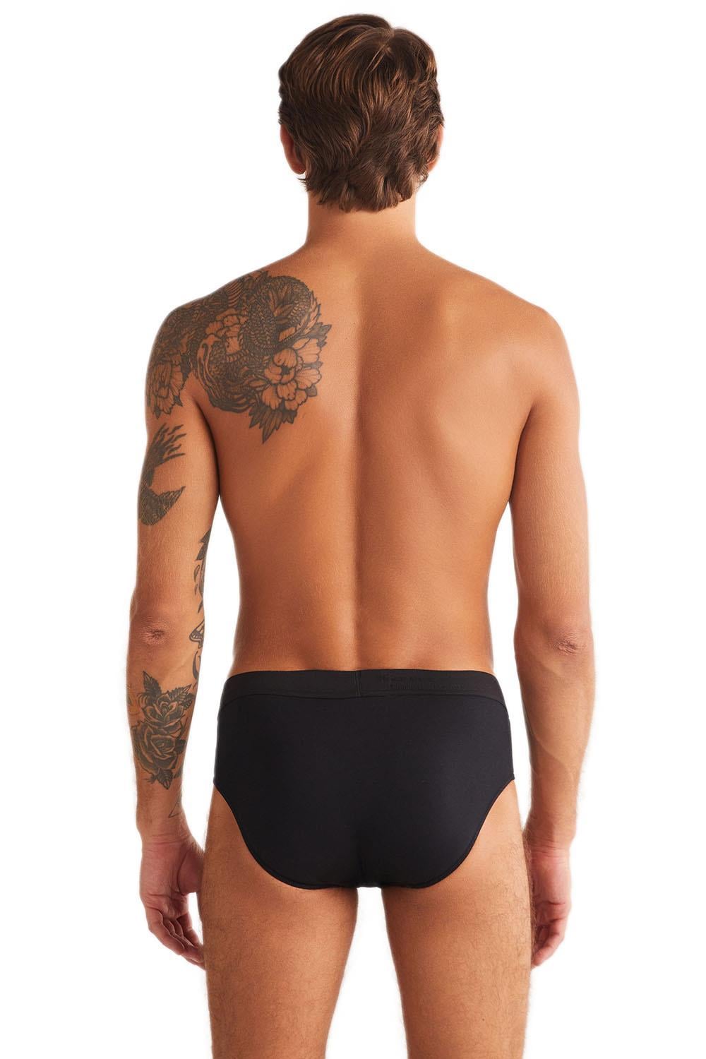 Kom Ariel 2'li Erkek Siyah Slip