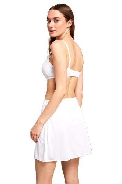 Kom Basic Beyaz Mini Jüpon 