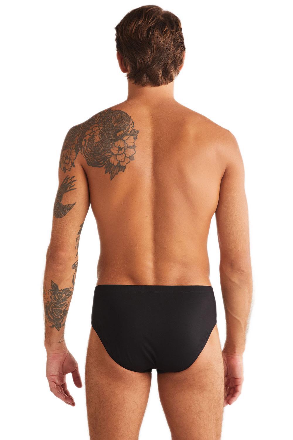 Kom Paul Pamuklu Basic 2'li Siyah Erkek Slip