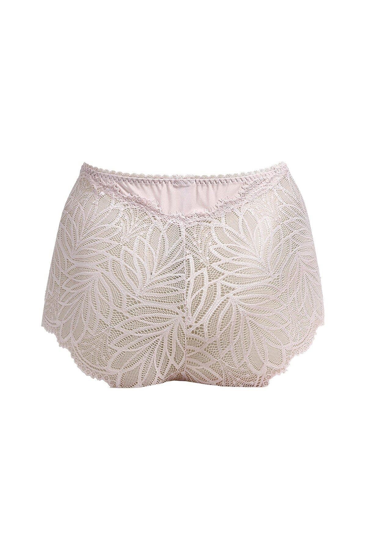 Magic Form Yüksek Bel Dantelli Pudra Külot 586