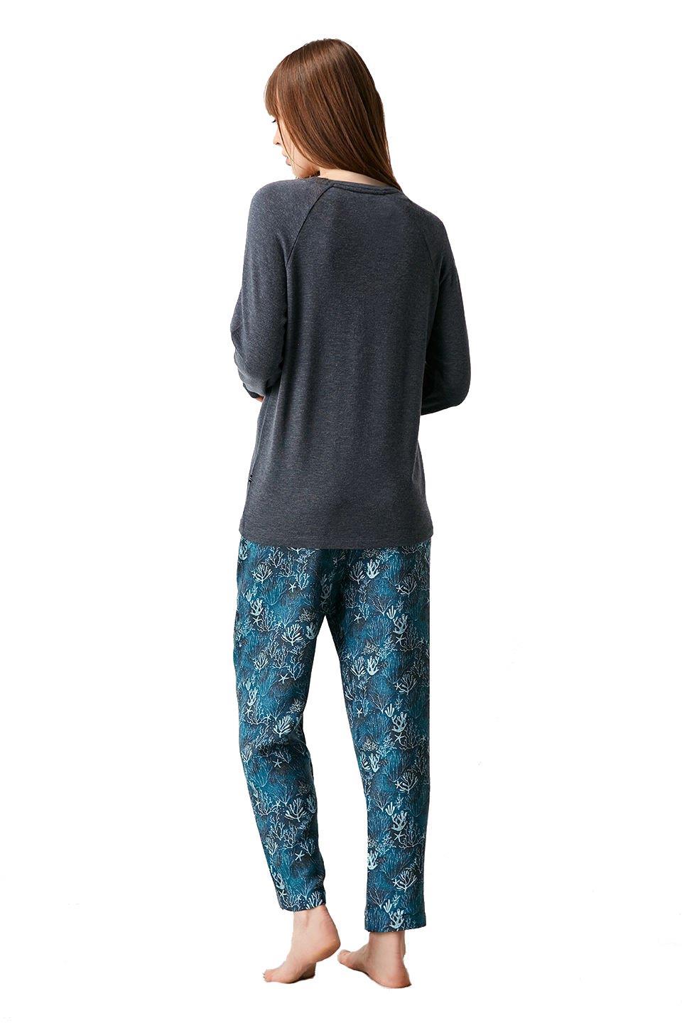 Nautica Kadın Mavi Pijama Takım 410 