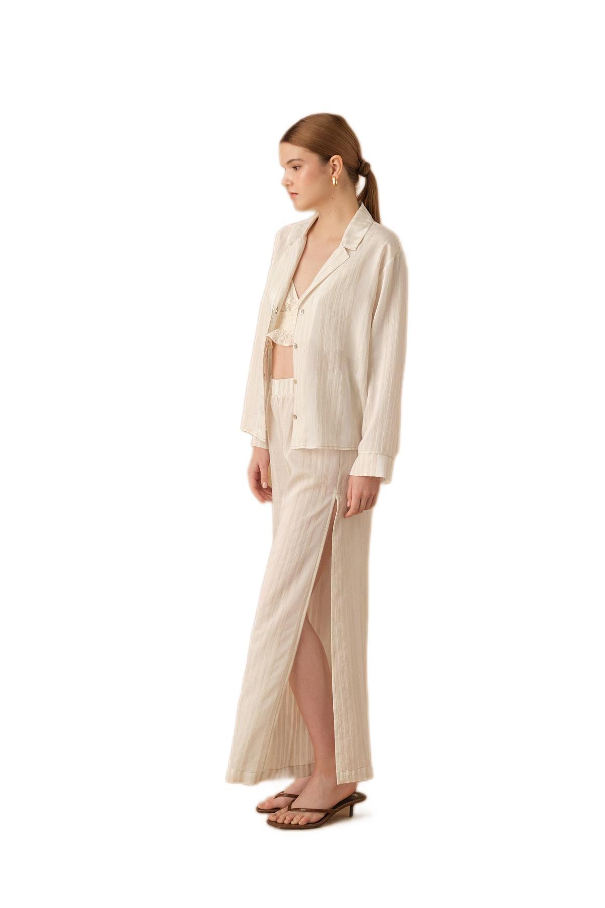 Pierre Cardin Kadın 3'lü Pijama Takım 25233