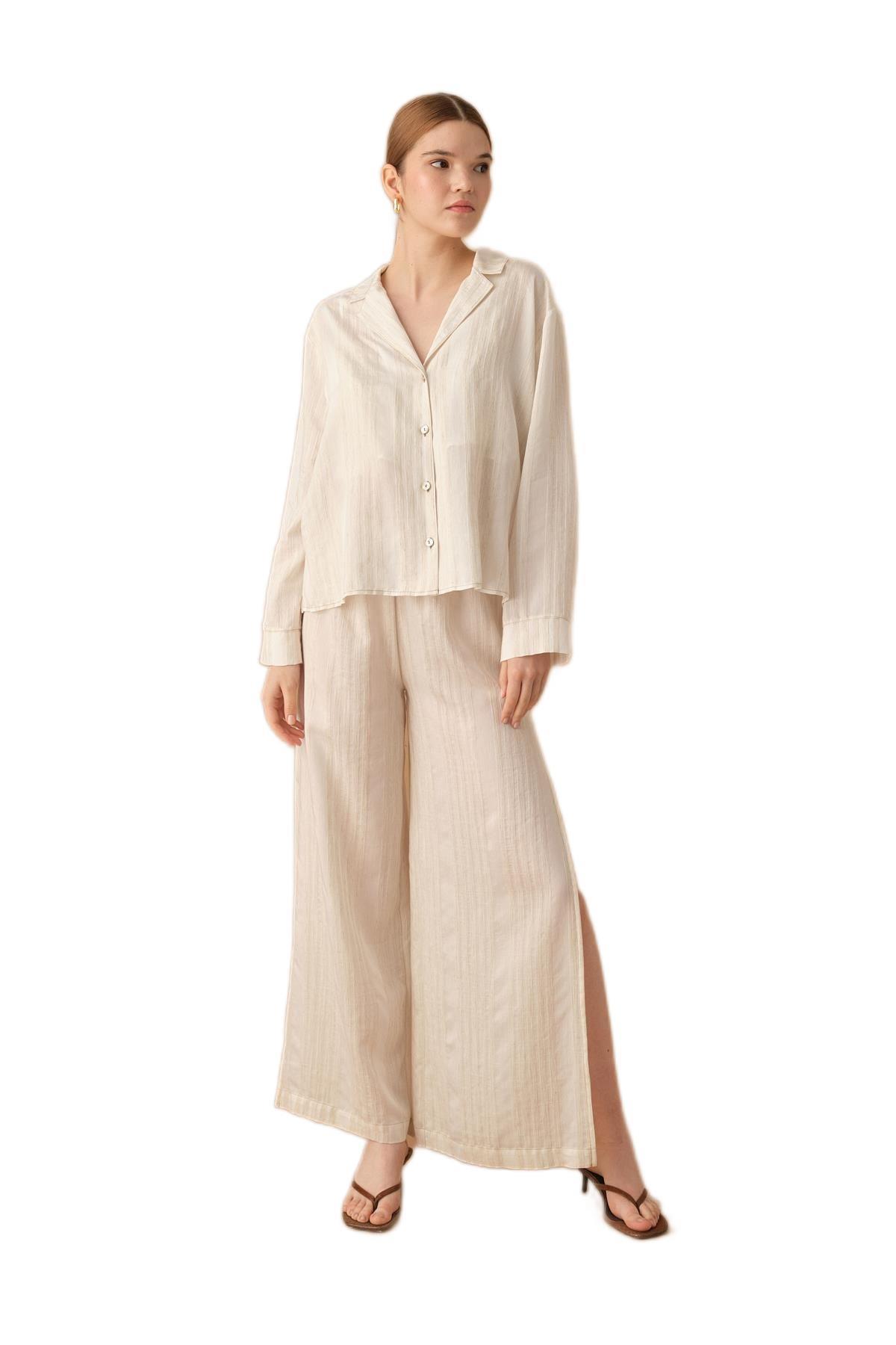 Pierre Cardin Kadın 3'lü Pijama Takım 25233