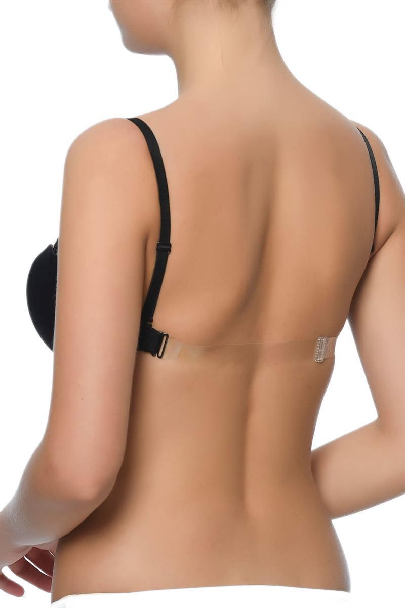 Pierre Cardin Kadın Balenli Straplez Şeffaf Askılı Destekli Micro Sütyen 6026
