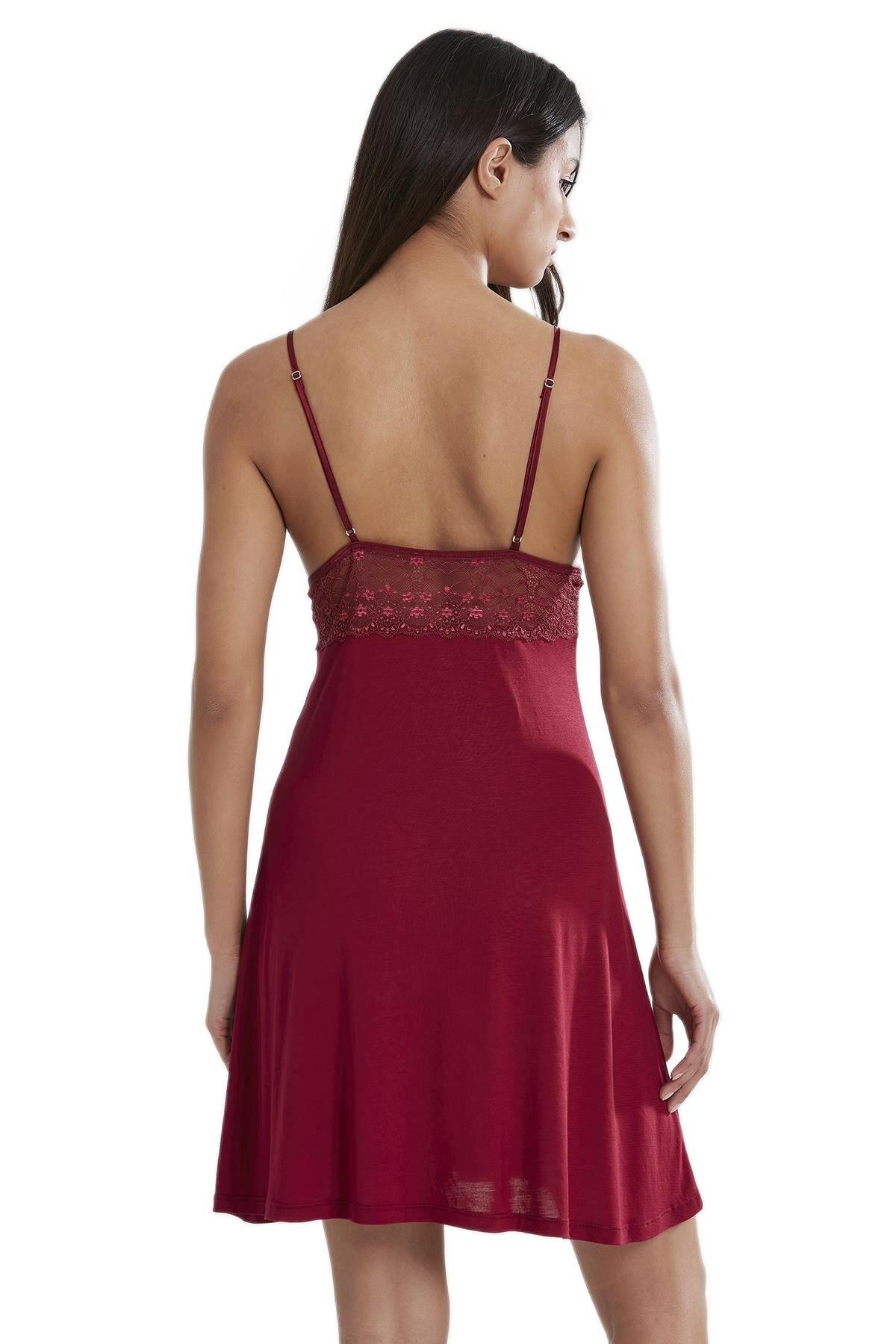Pierre Cardin Kadın Bordo Penye Altılı Çeyiz Seti 5025