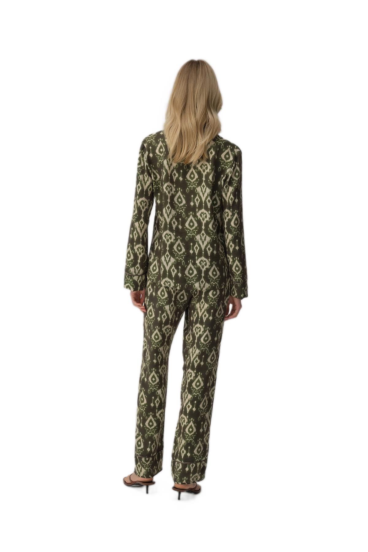Pierre Cardin Kadın Yeşil Pijama Takım 25224