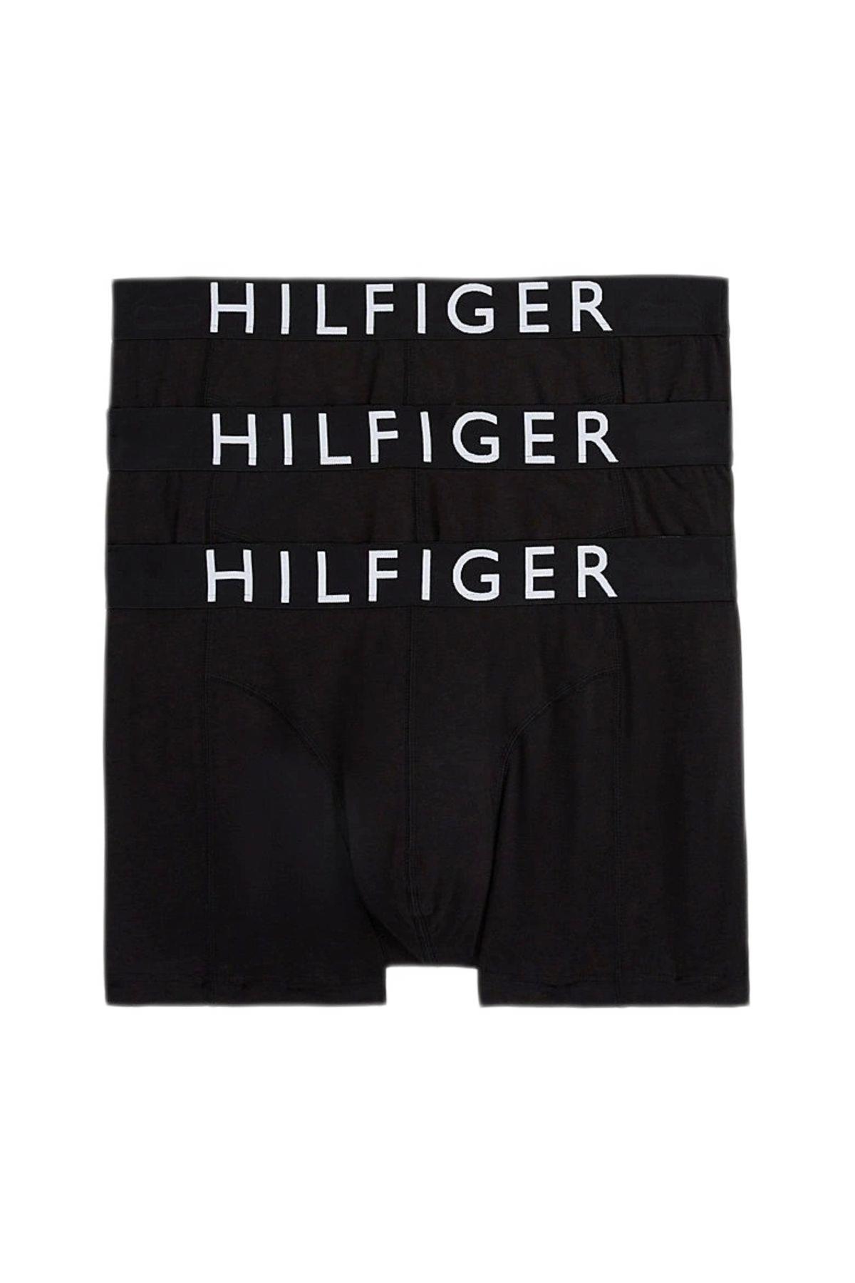 Tommy Hilfiger Erkek Siyah 3'lü Boxer Trunk UM0UM03464