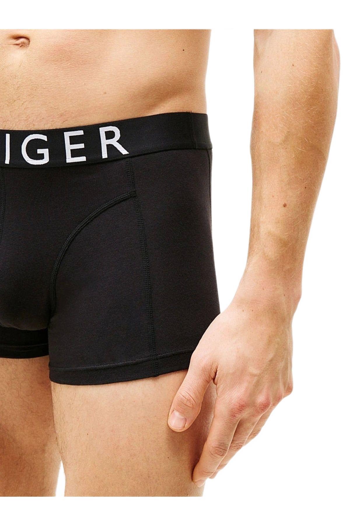 Tommy Hilfiger Erkek Siyah 3'lü Boxer Trunk UM0UM03464