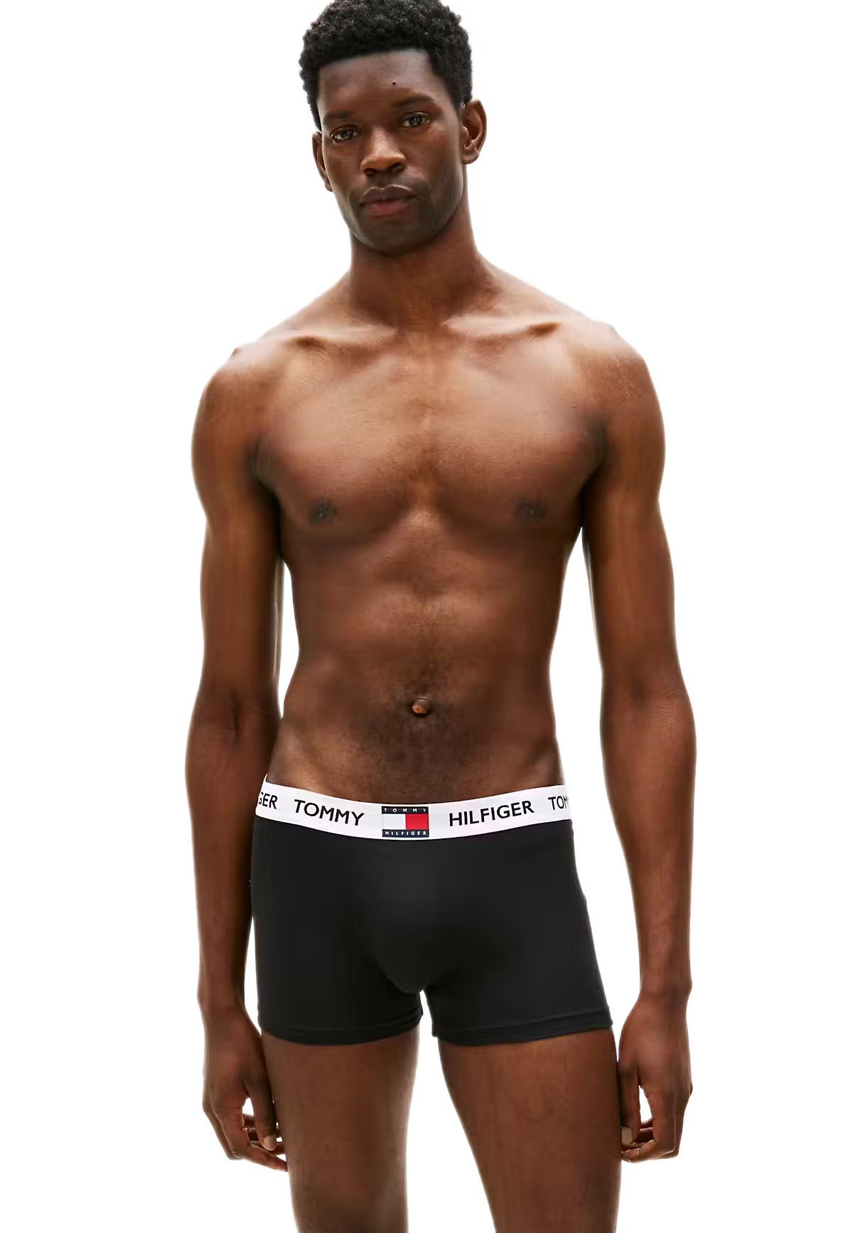 Tommy Hilfiger Erkek Siyah 3'lü Boxer UM0UM03835
