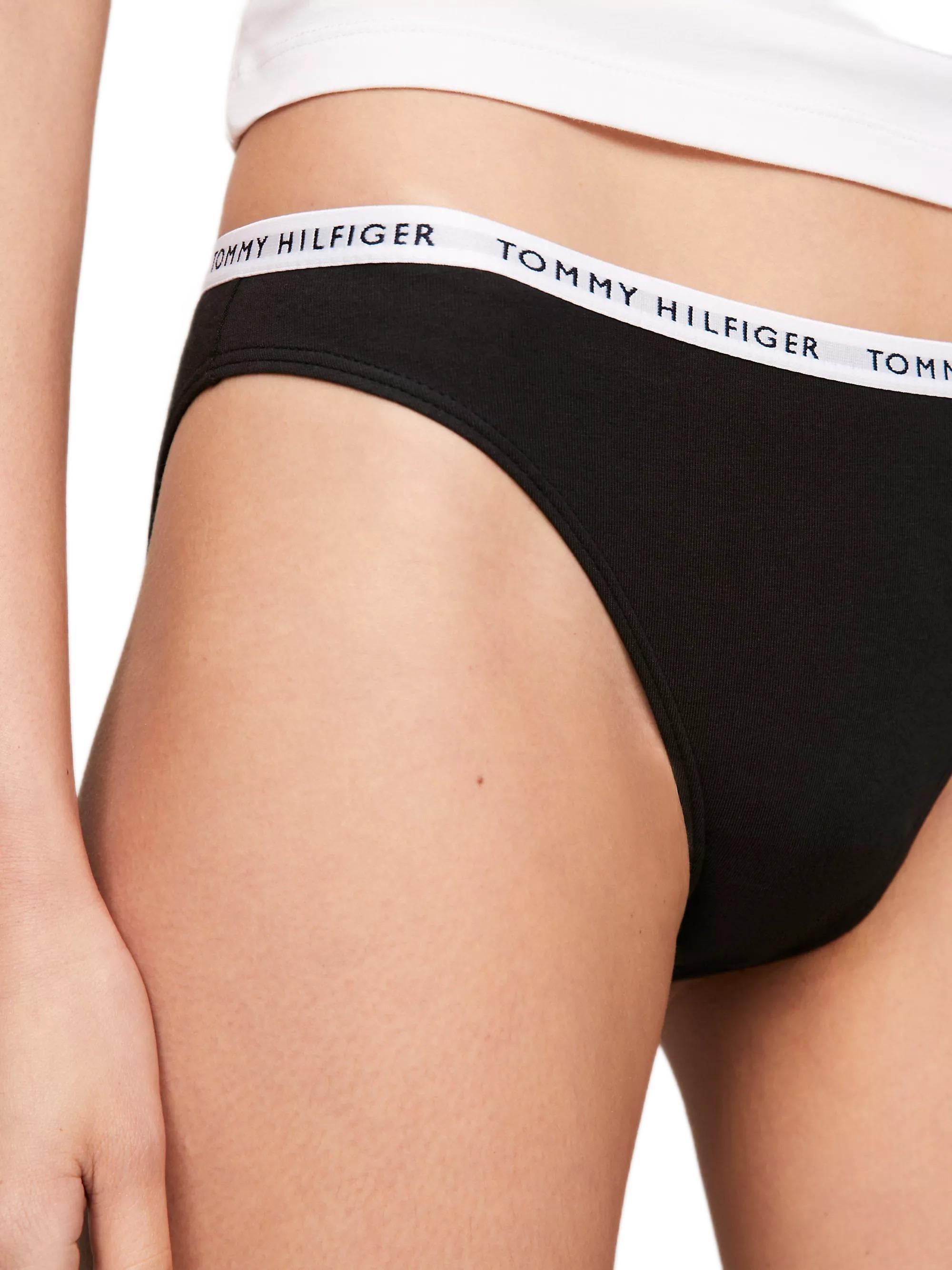 Tommy Hilfiger Kadın 3'lü Siyah Bikini Külot