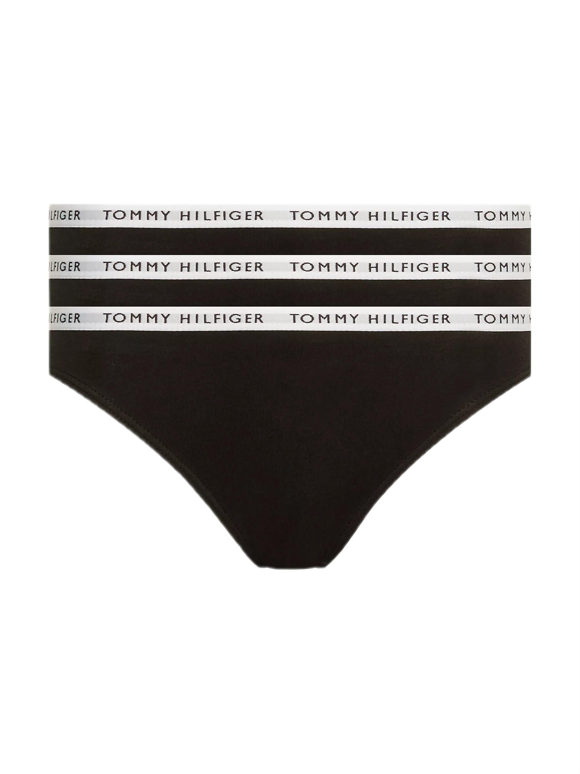 Tommy Hilfiger Kadın 3'lü Siyah Bikini Külot