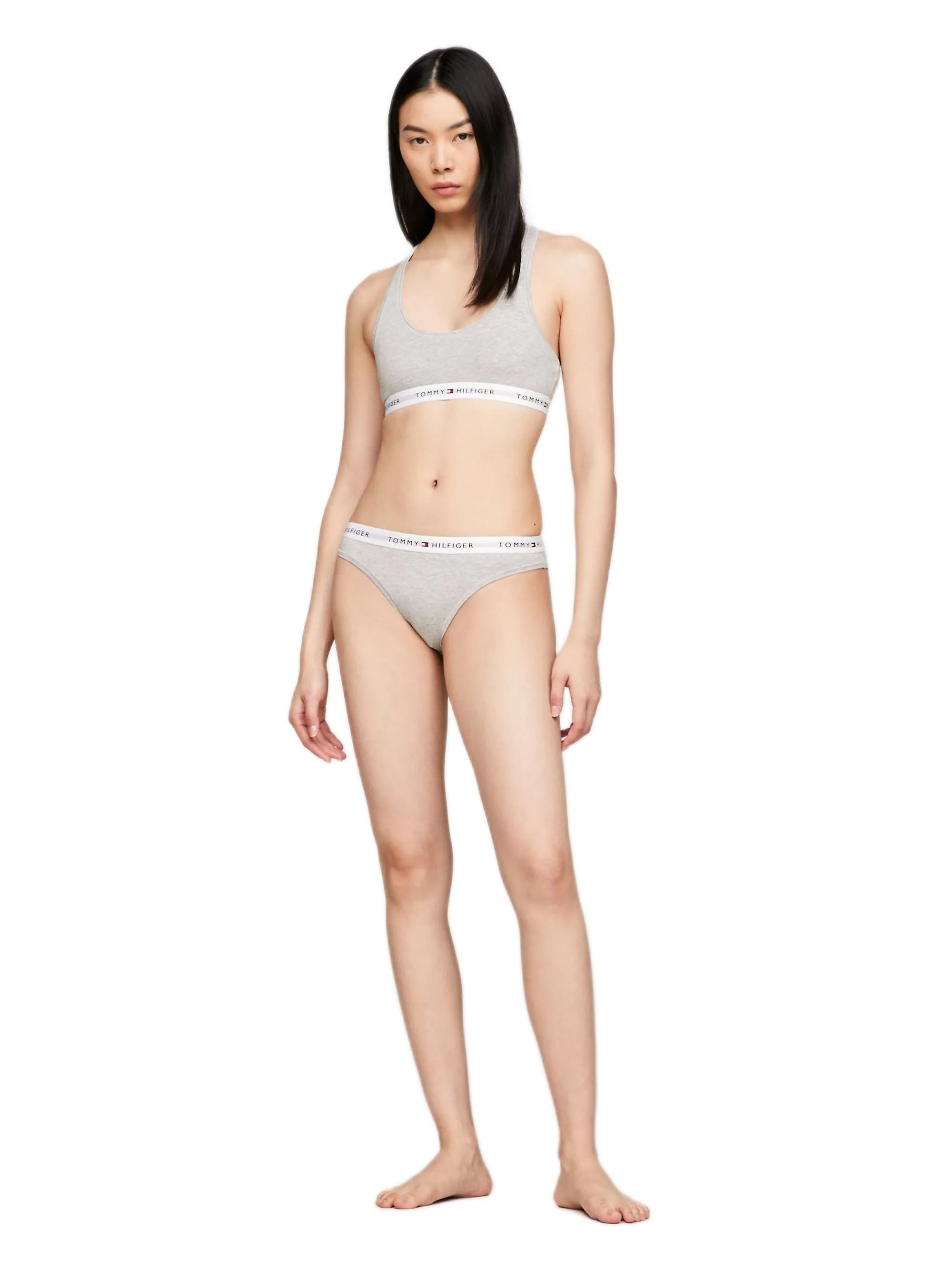 Tommy Hilfiger Kadın Gri Bikini Külot