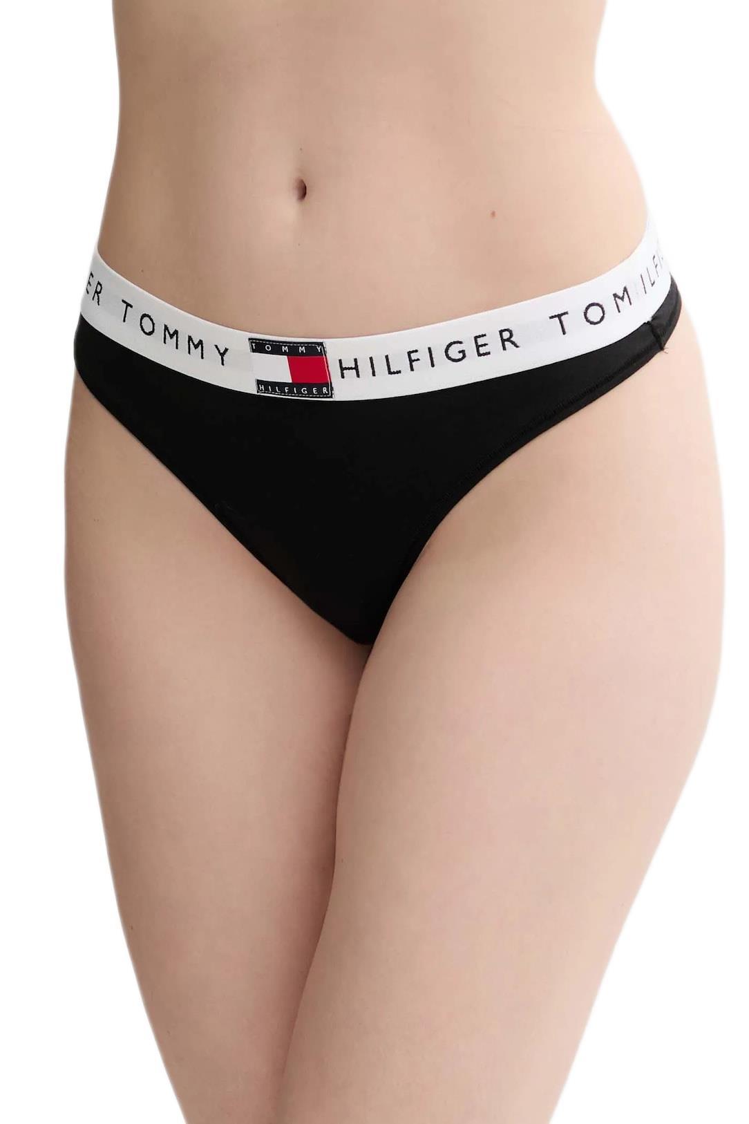 Tommy Hilfiger Kadın Siyah Tanga UW0UW06039