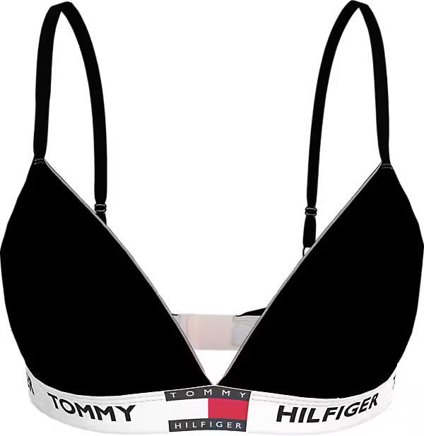 Tommy Hilfiger Kadın Siyah Üçgen Sütyen UW0UW05607