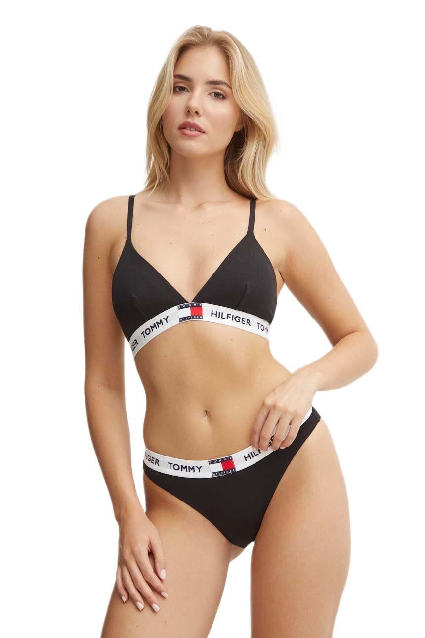 Tommy Hilfiger Kadın Siyah Üçgen Sütyen UW0UW05607