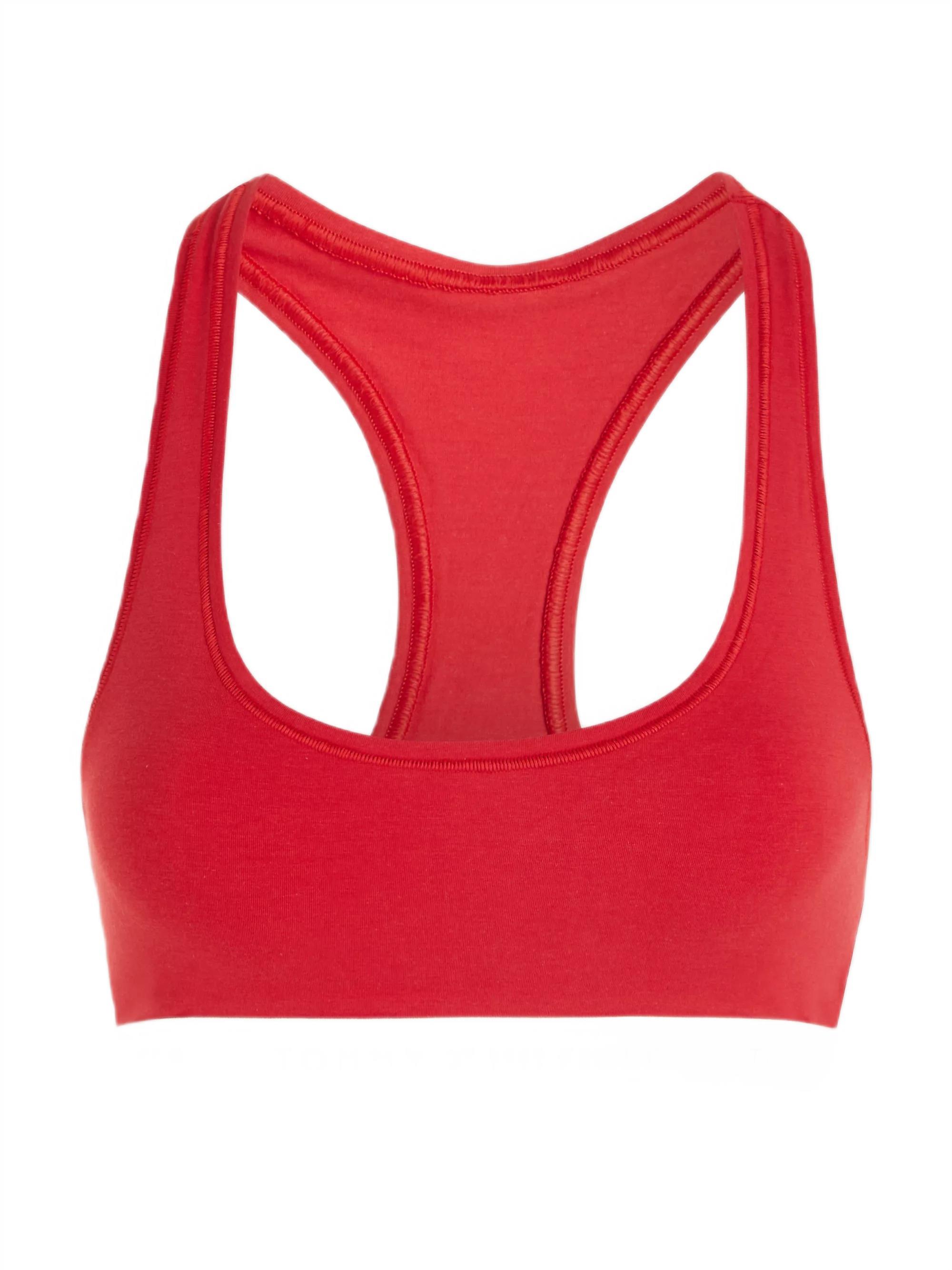 Tommy Hilfiger Kadın Unlined Kırmızı Bralet