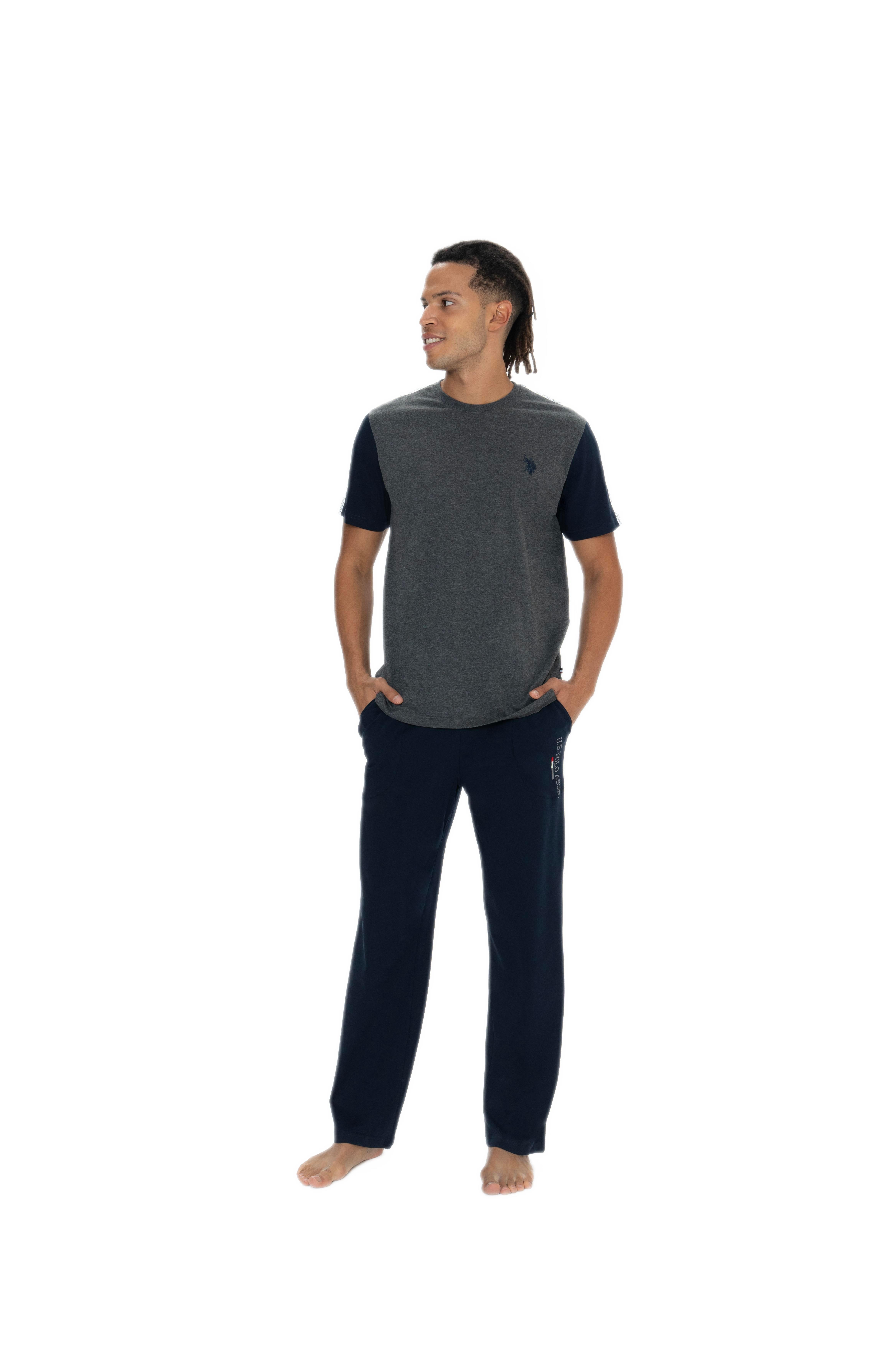 U.S. Polo Assn. Erkek Antrasit Pijama Takım 18898