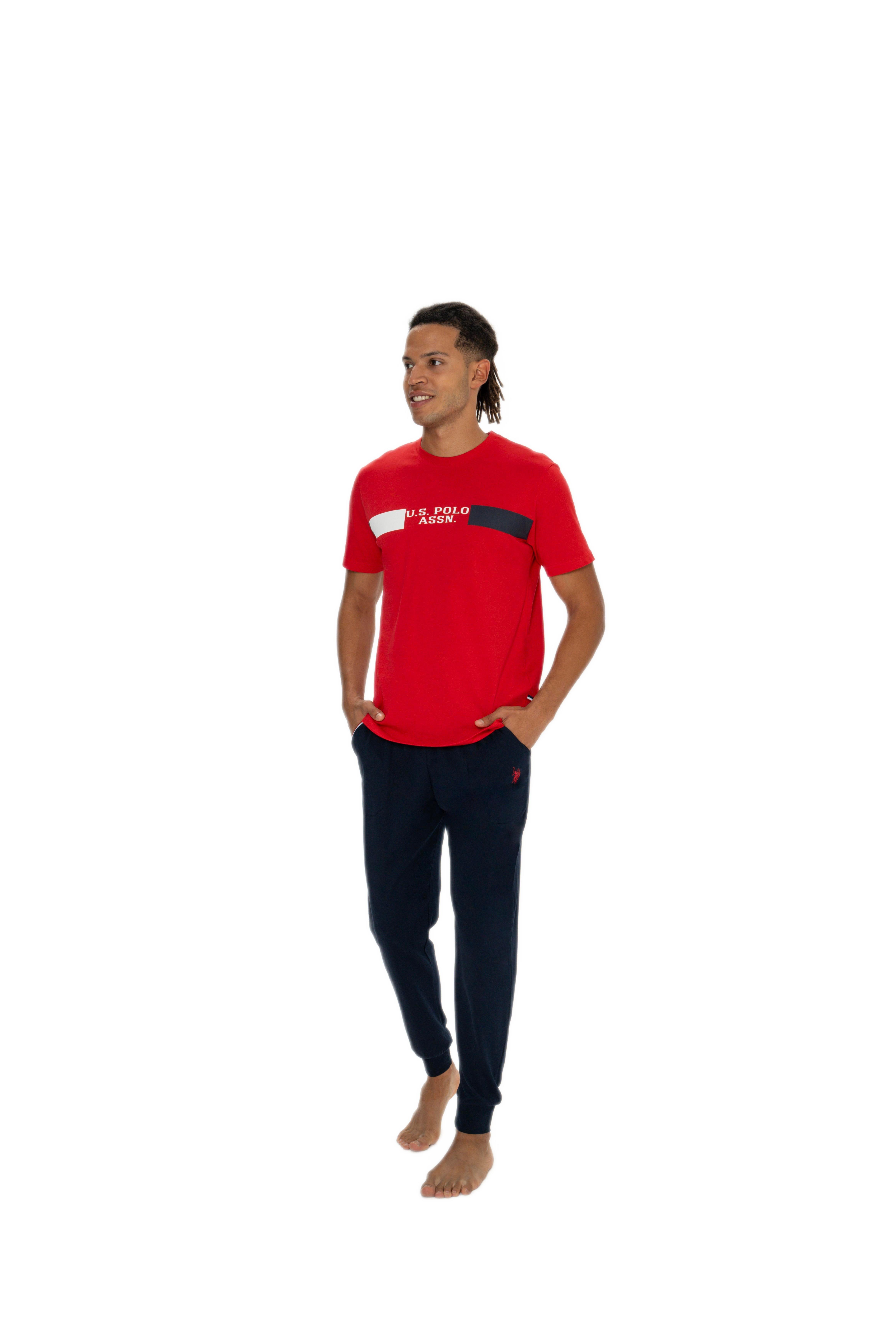 U.S. Polo Assn. Erkek Kırmızı Pijama Takım 18888