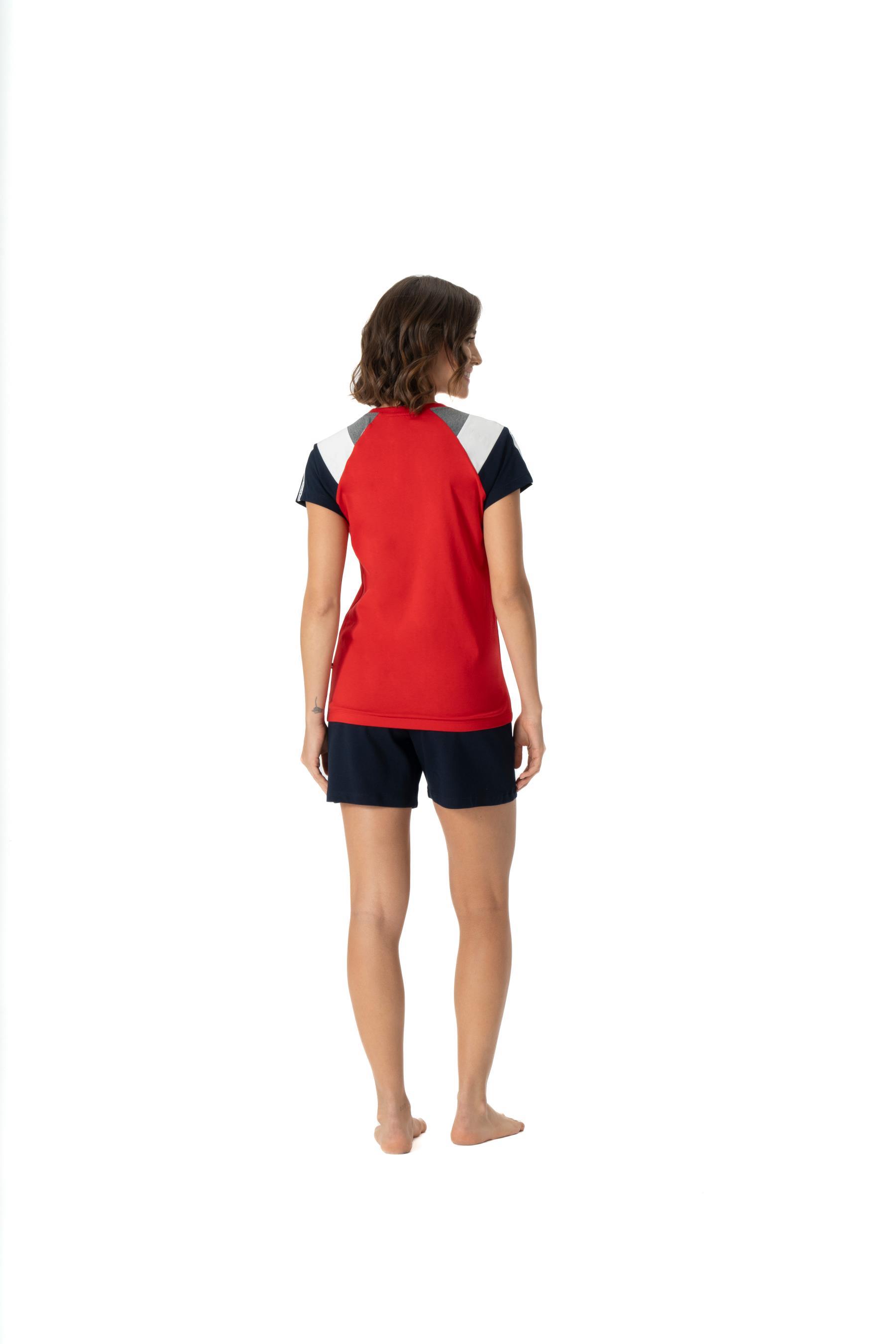 U.S. Polo Assn. Kadın Kırmızı Şort Takım 16988 