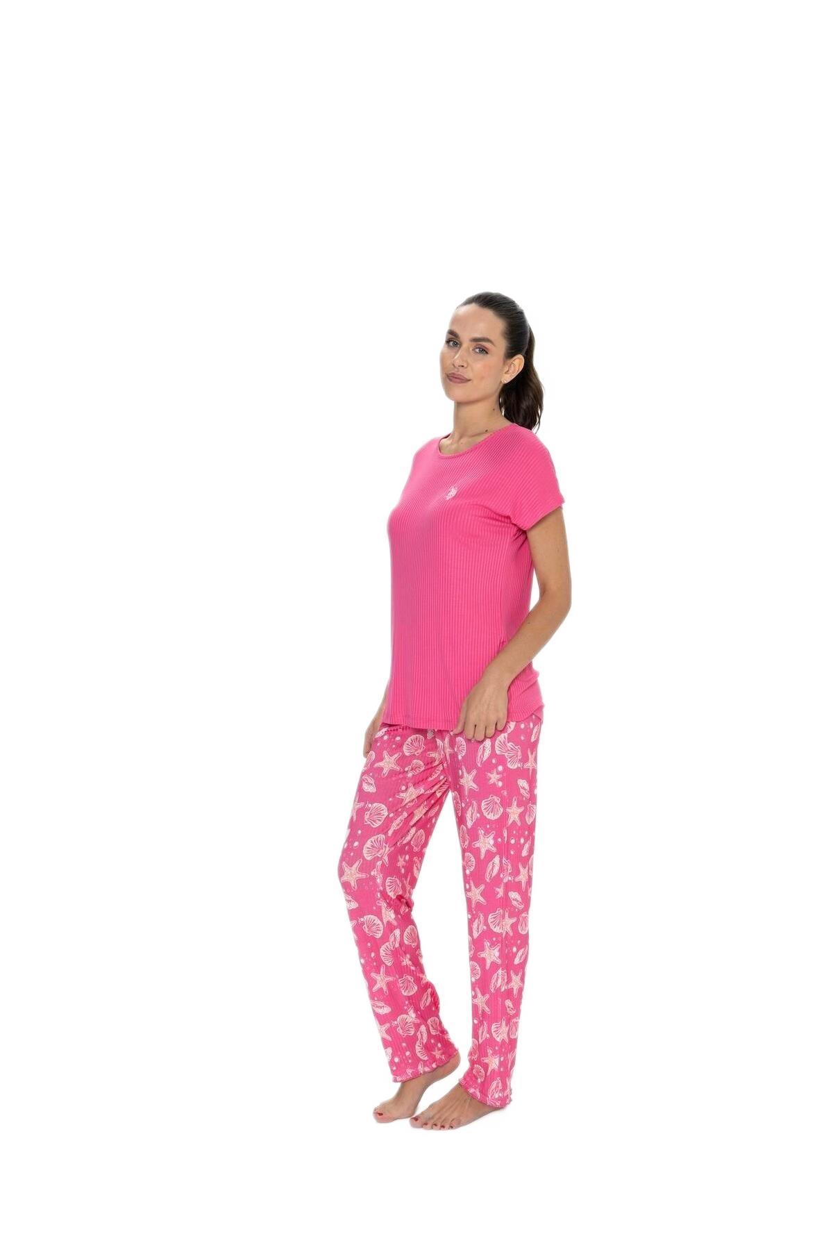 U.S. Polo Assn. Kadın Pijama Takım 20105