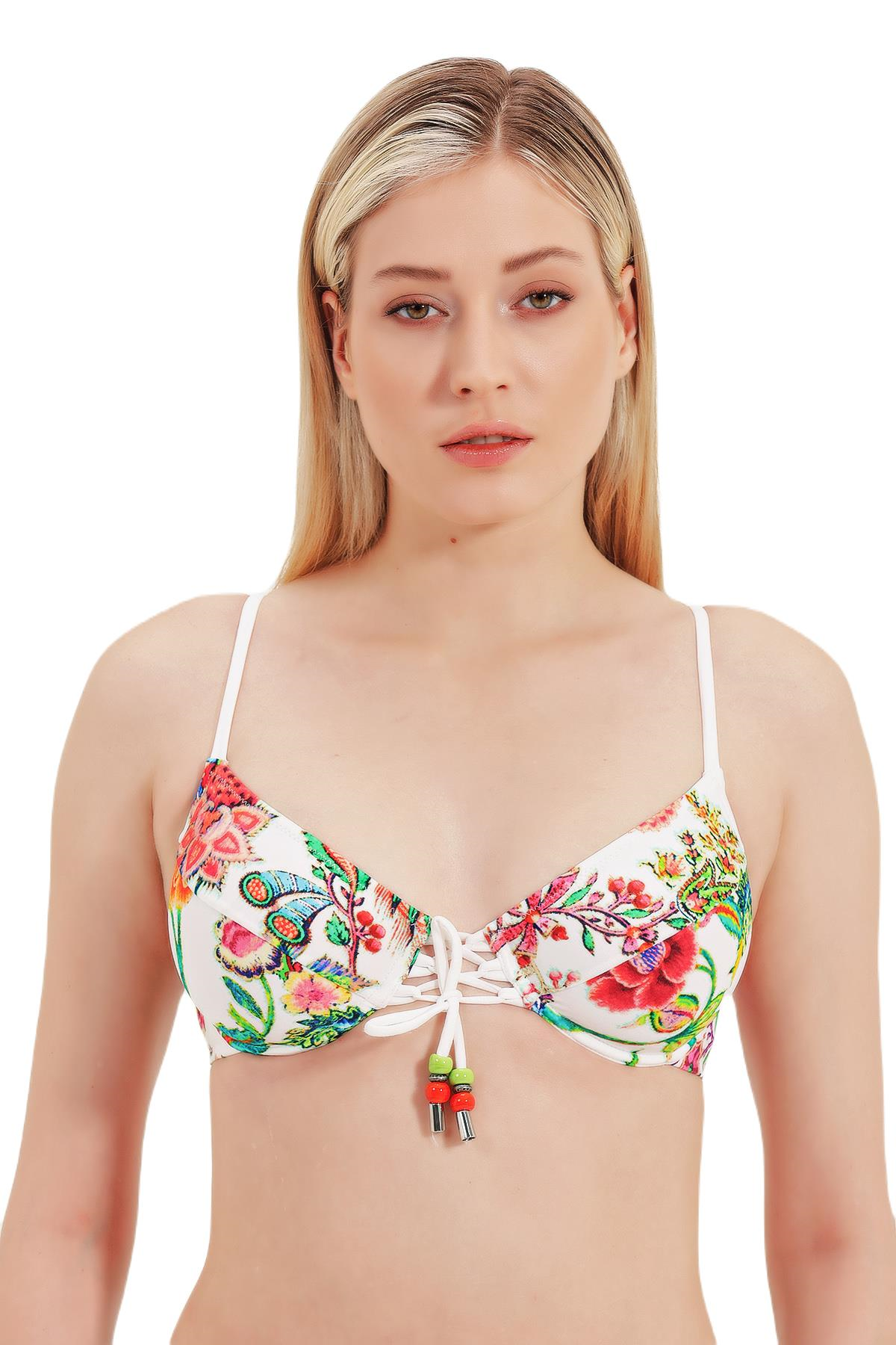 Zeki Akseusuar Detaylı Bikini Üst 