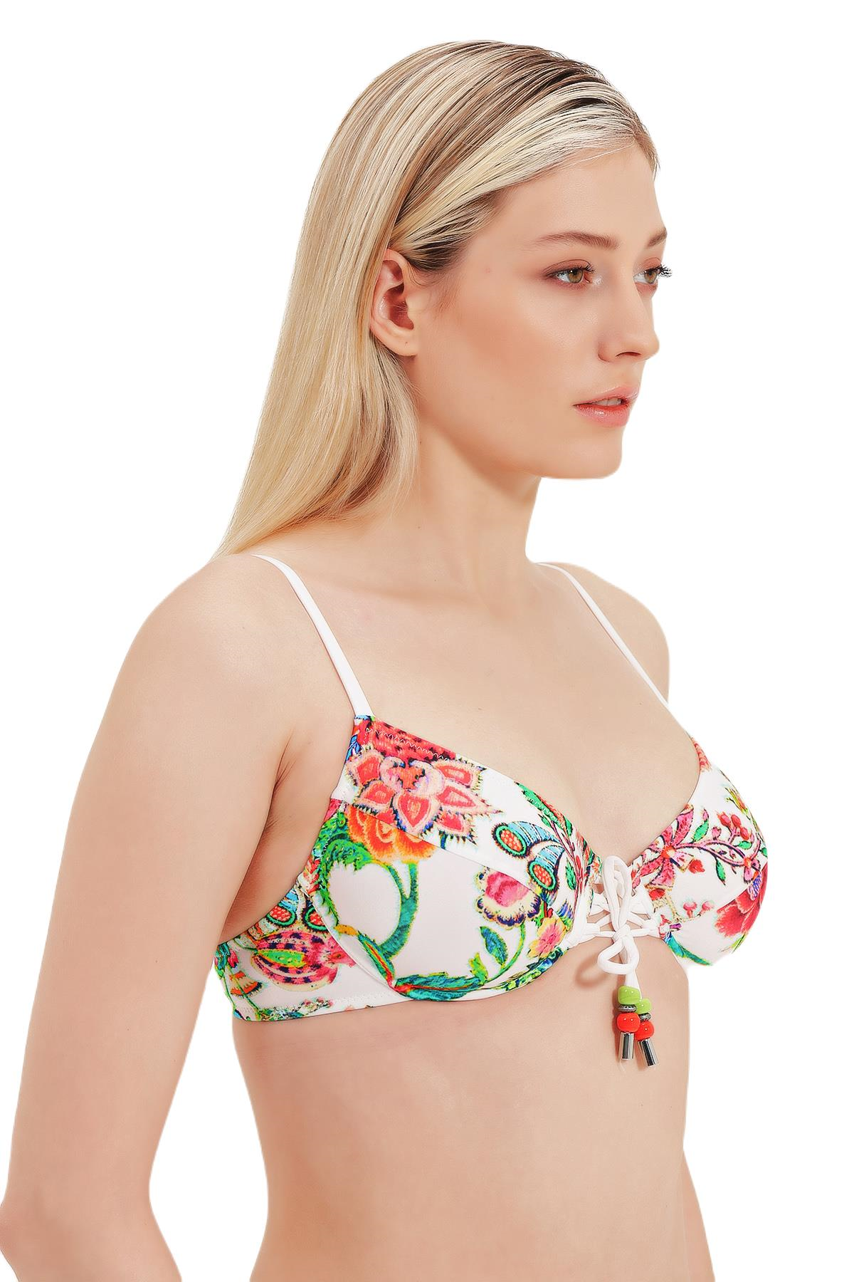 Zeki Akseusuar Detaylı Bikini Üst 