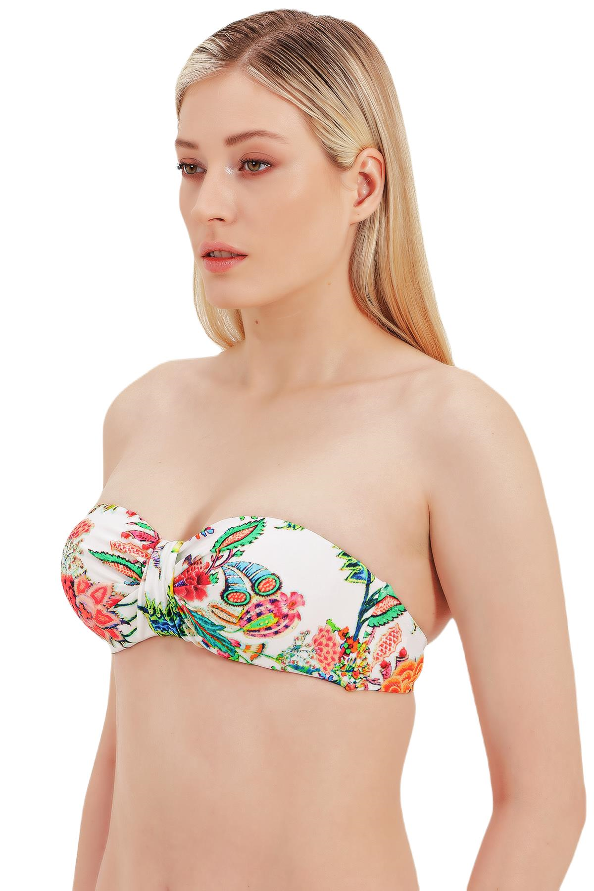 Zeki Boyundan Bağlamalı Bikini Üstü 