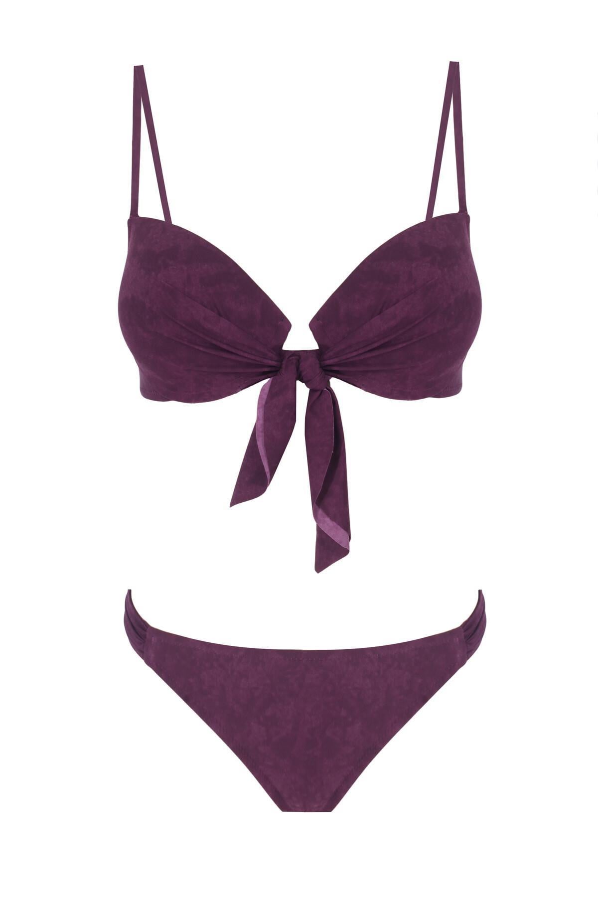Zeki Destekli Askılı Bikini Takımı