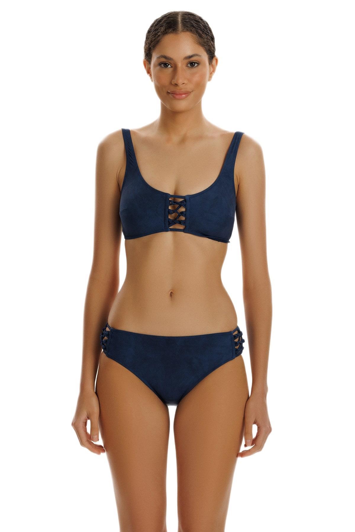 Zeki Iris Lacivert Bikini Takımı