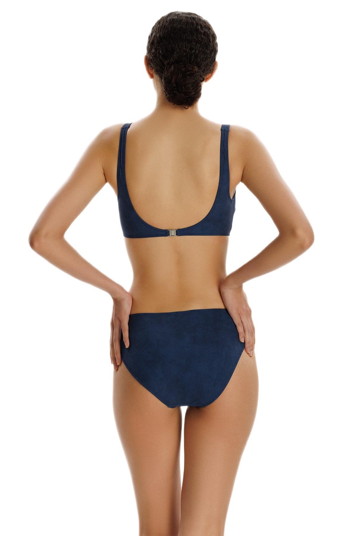 Zeki Iris Lacivert Bikini Takımı