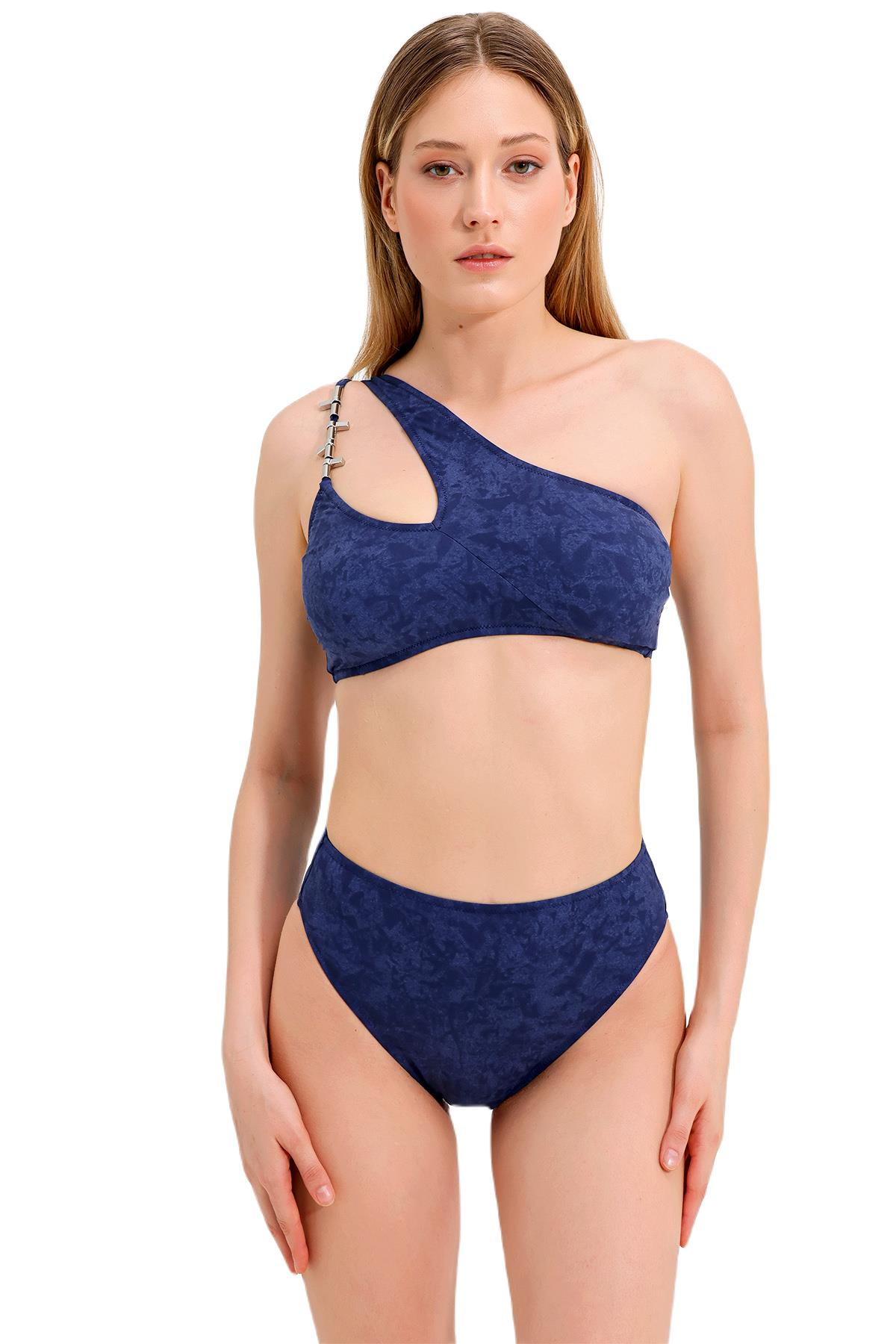 Zeki Üçgen Lacivert Bikini Takım