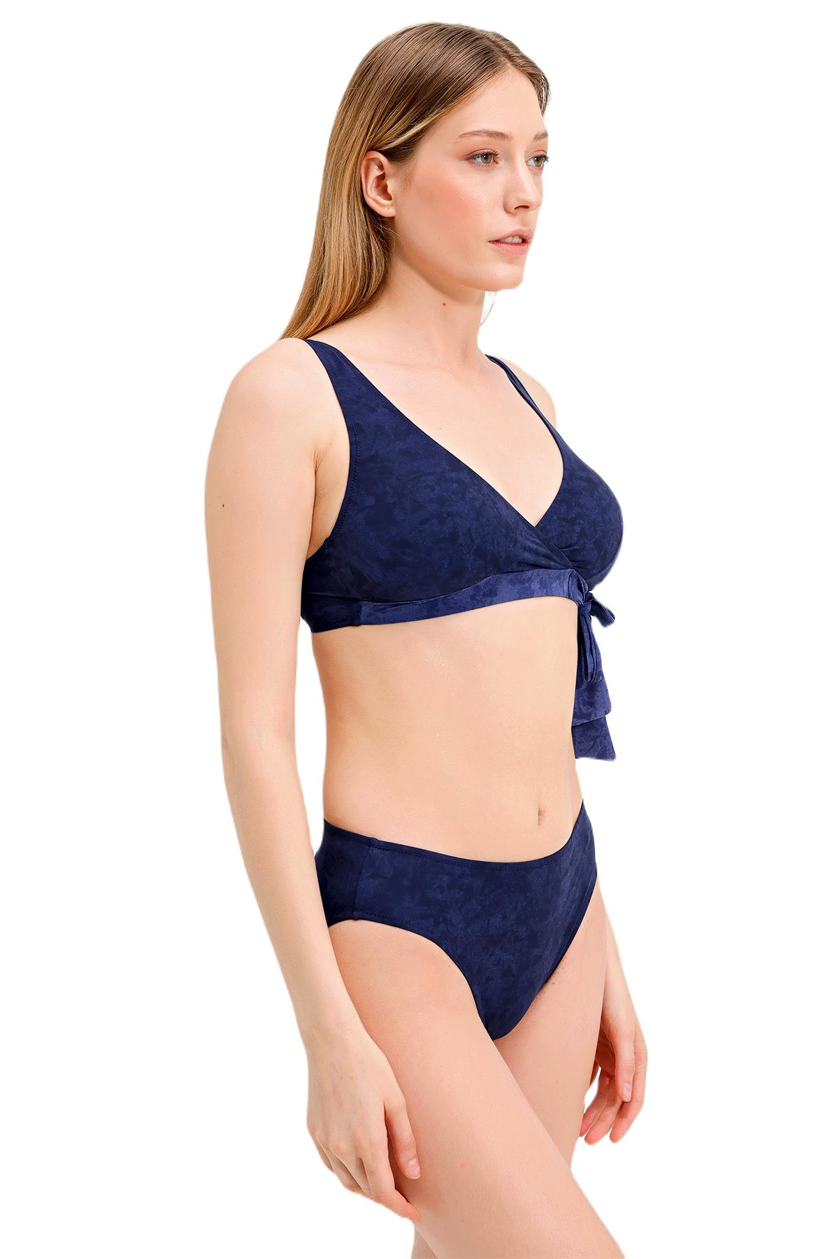 Zeki Üçgen Lacivert Bikini Takım