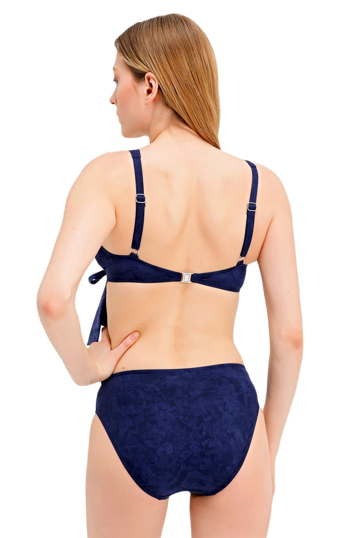 Zeki Üçgen Lacivert Bikini Takım