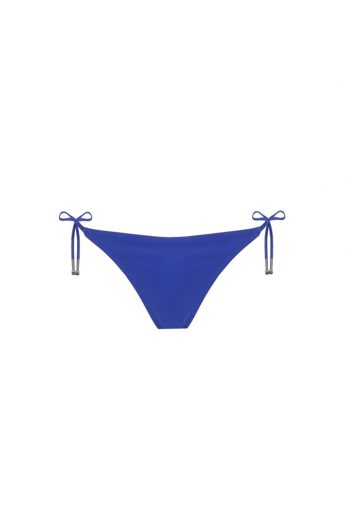 Zeki Yandan Bağlamalı Saks Bikini Altı