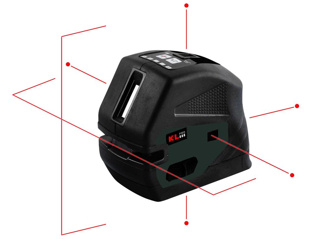 KLPro KLLZR232 Profesyonel Yatay/Dikey ve Nokta Otomatik Hizalamalı Lazer Distomatı
