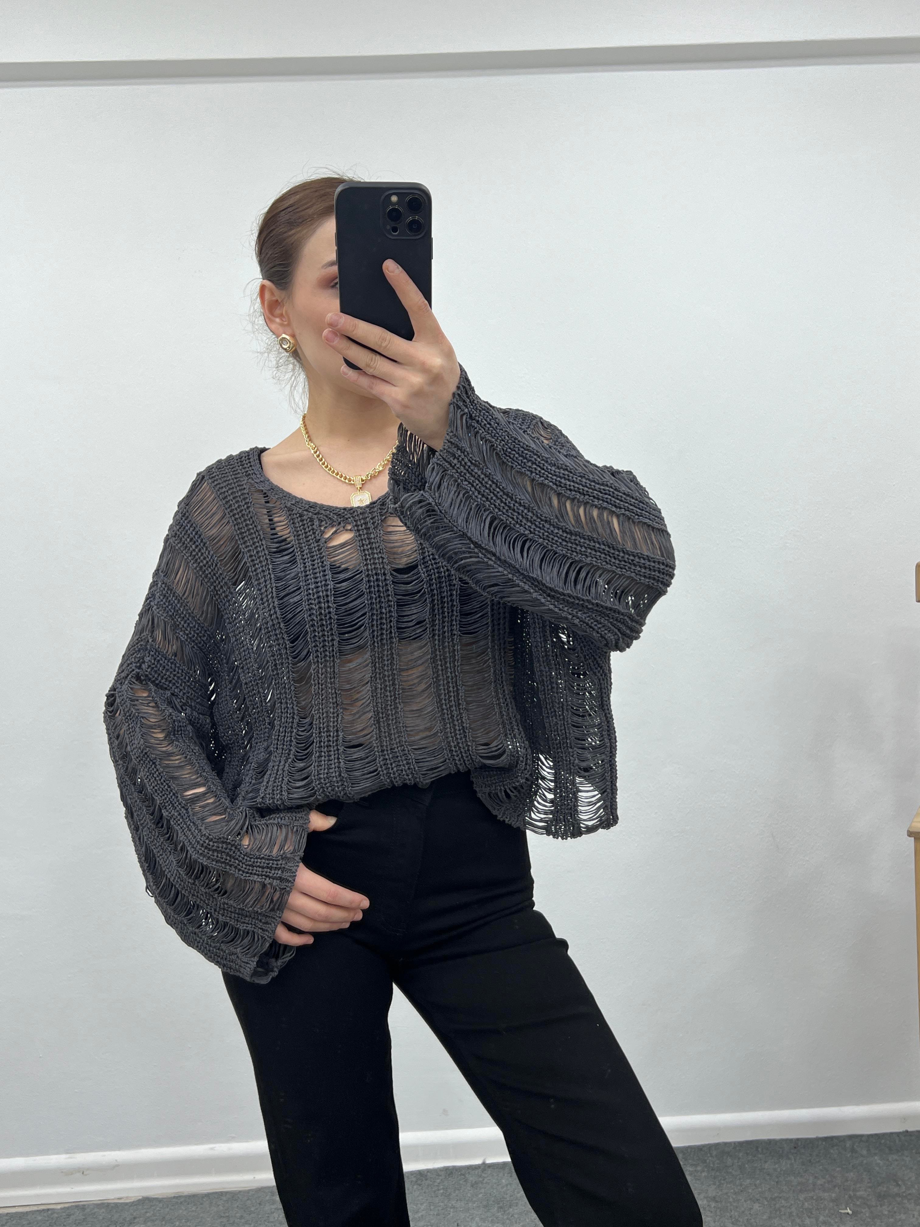 AJURLU ANTRASİT  TRİKO