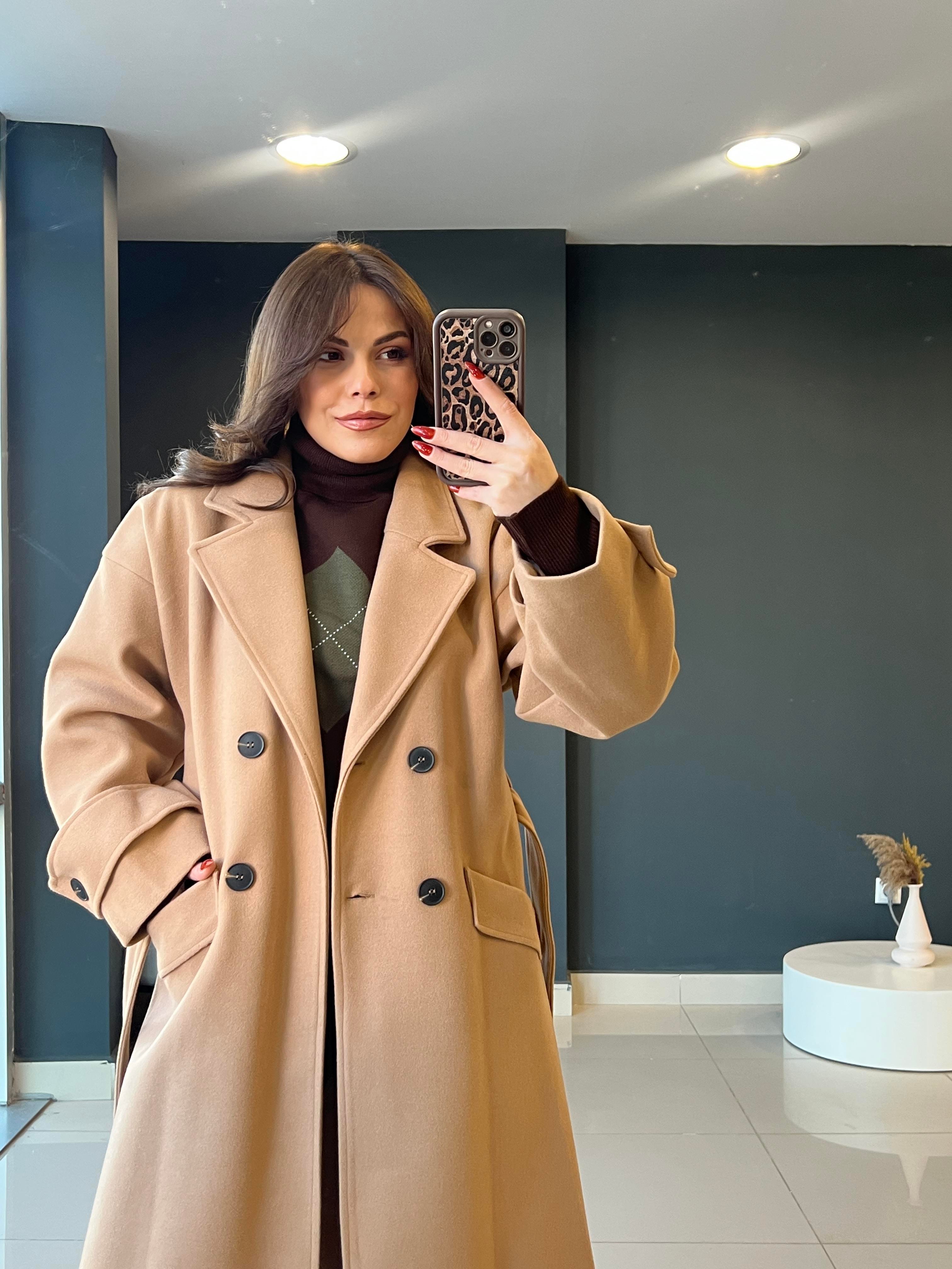 ASTARLI KAŞMİR KABAN CAMEL