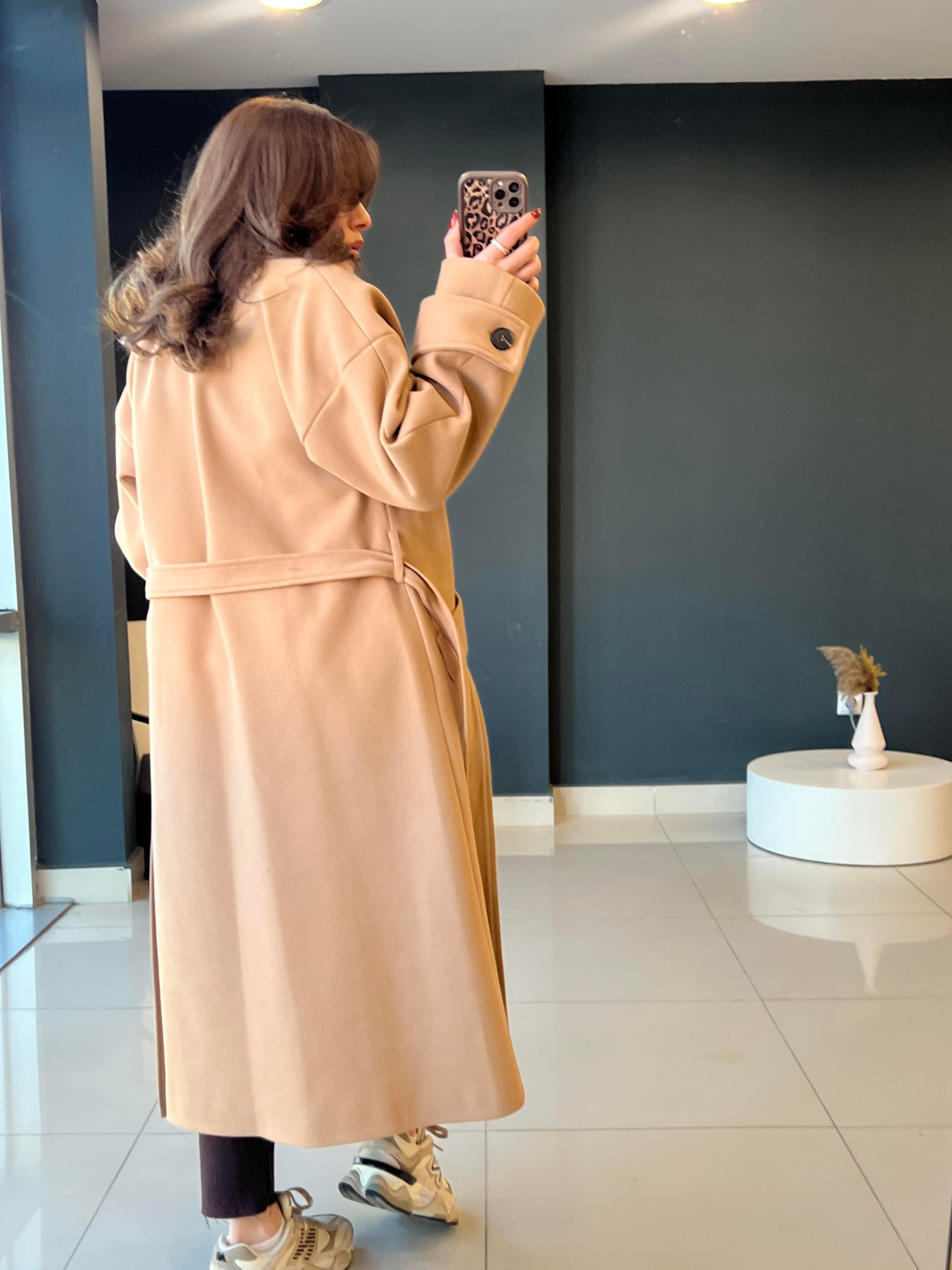 ASTARLI KAŞMİR KABAN CAMEL