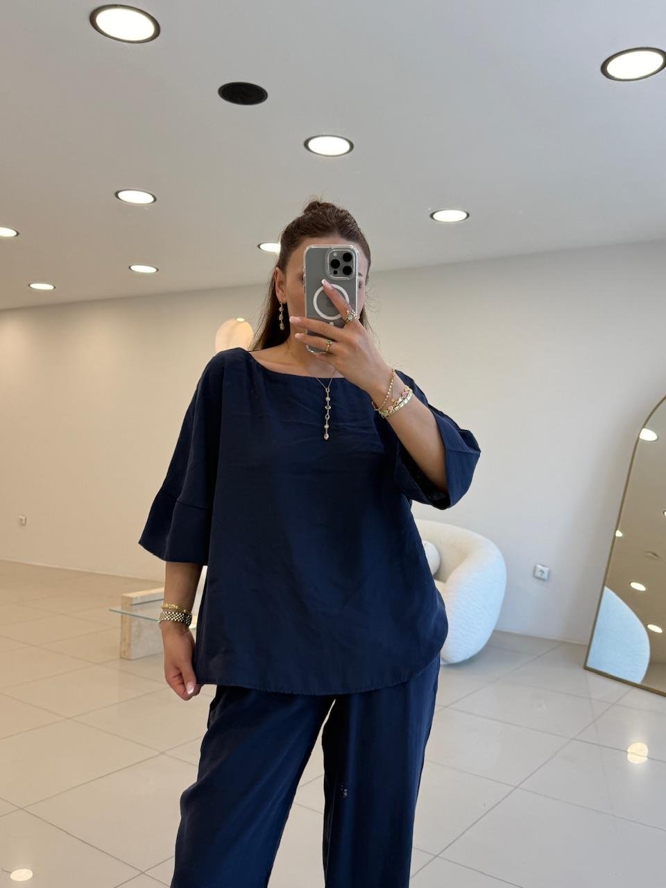 AYROBİN İKİLİ TAKIM LACİVERT