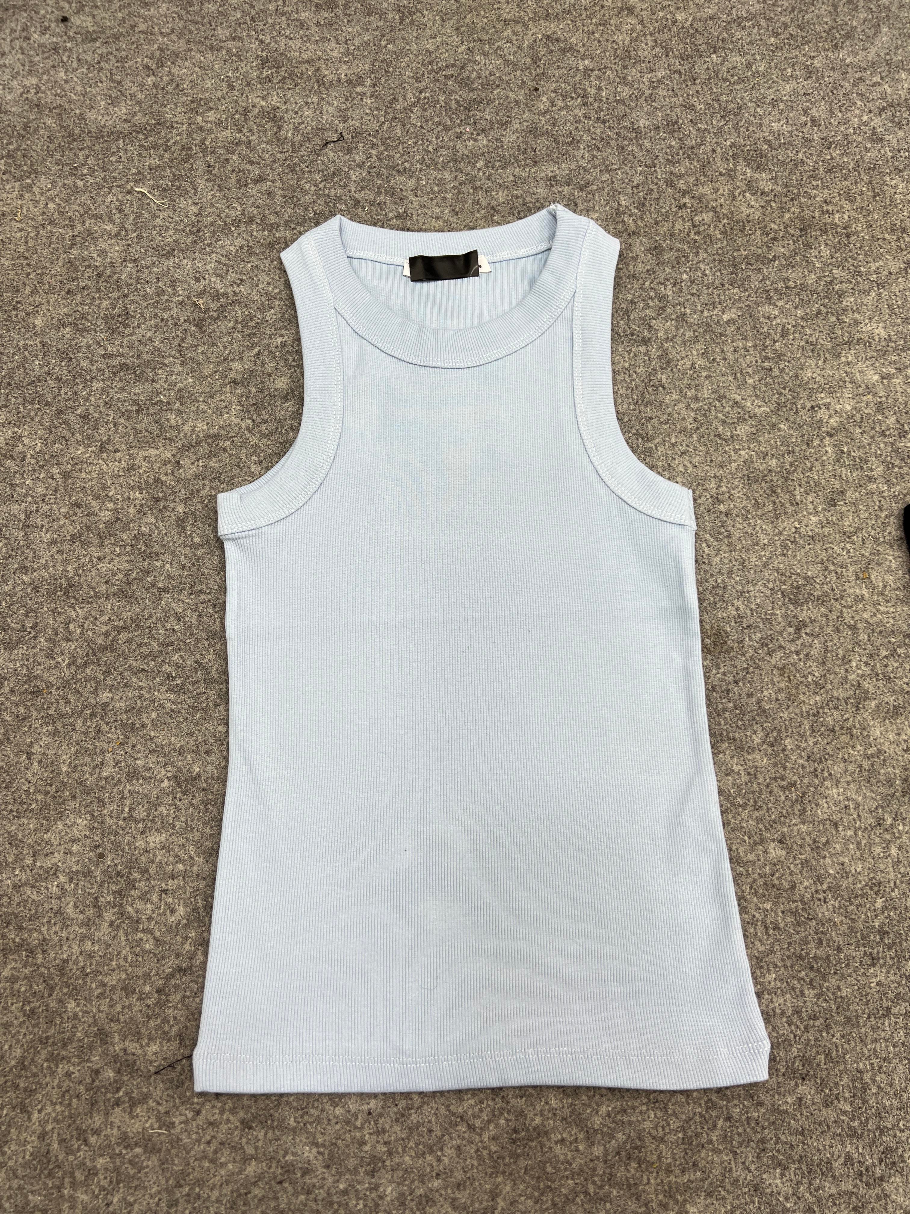 BEBE MAVİSİ KALIN BİYELİ CROP